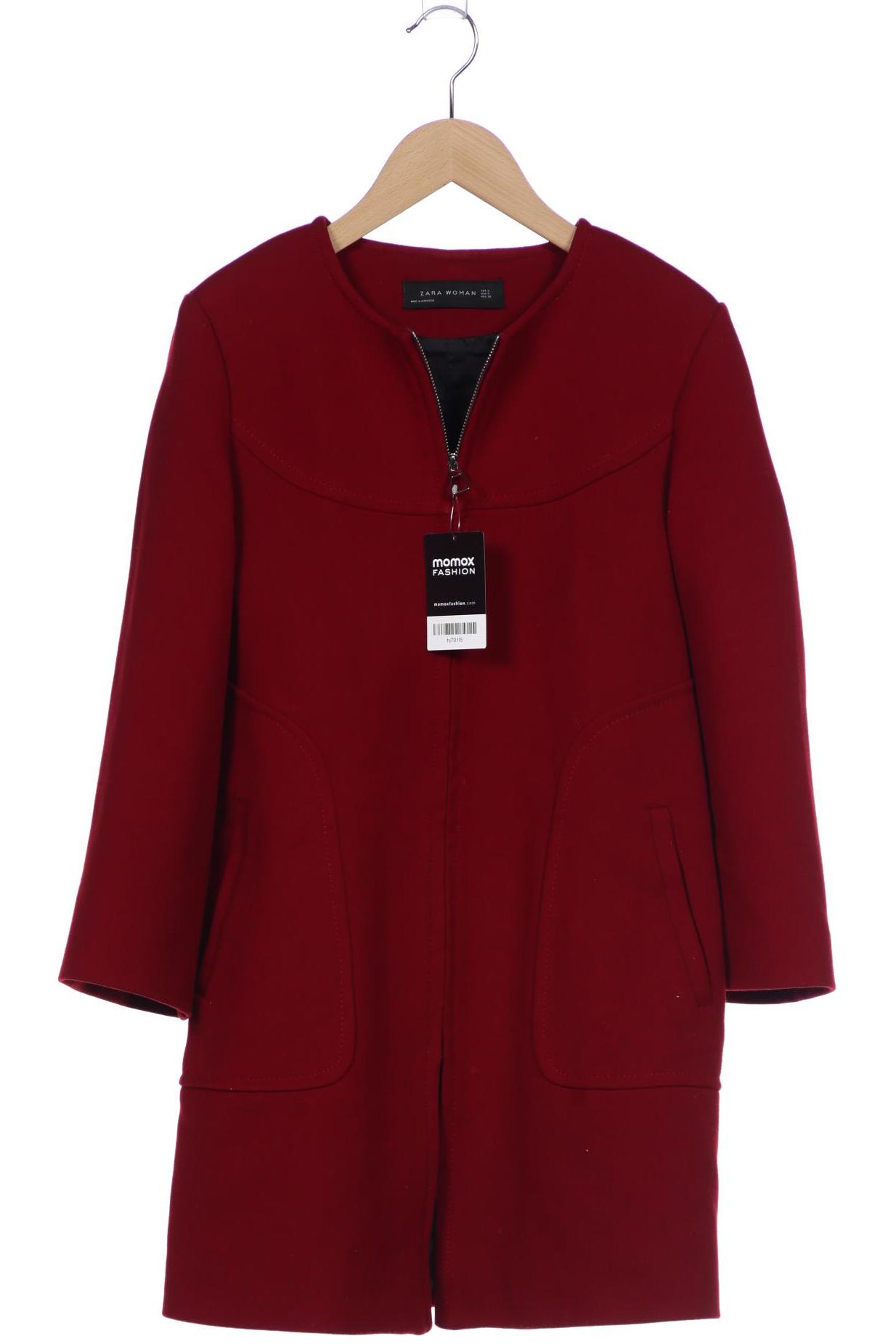 

Zara Damen Mantel, bordeaux, Gr. 36