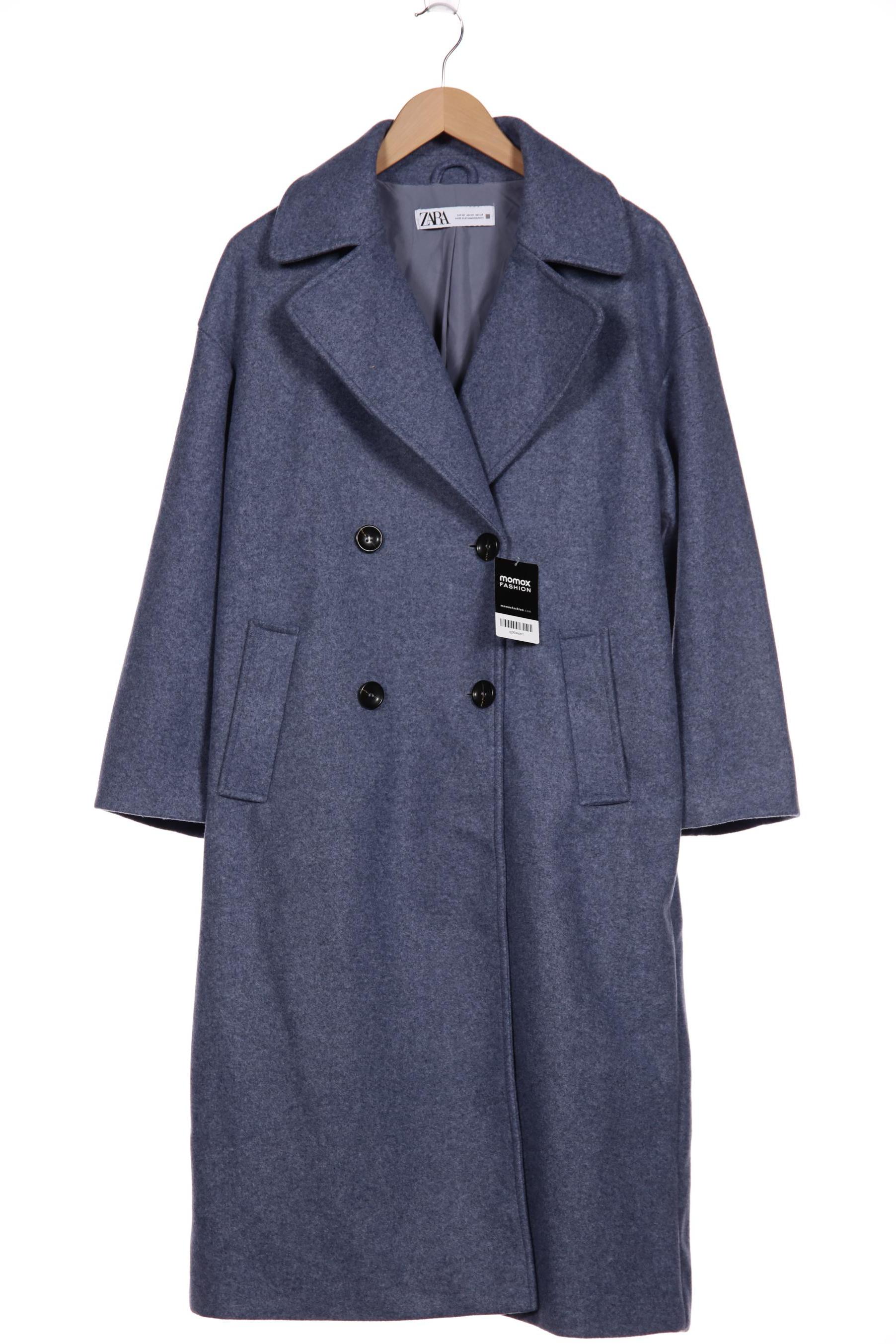 

ZARA Damen Mantel, blau