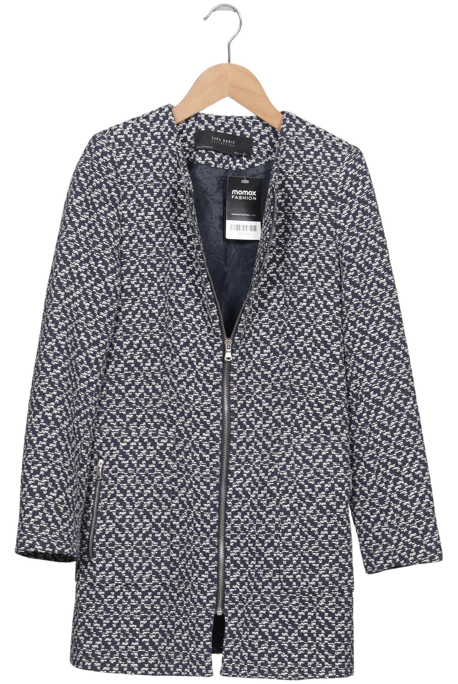 

Zara Damen Mantel, marineblau, Gr. 36