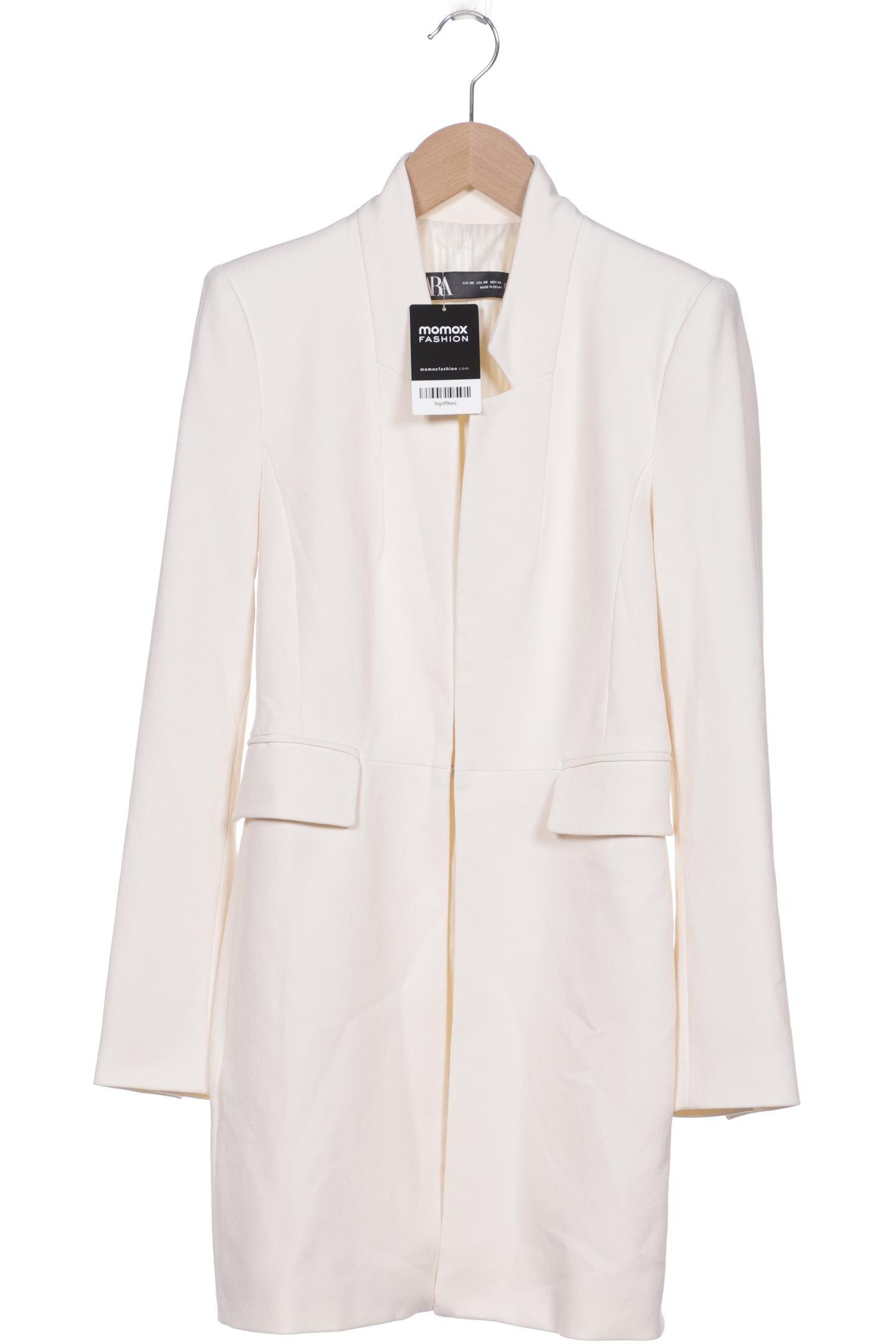 

ZARA Damen Mantel, cremeweiß