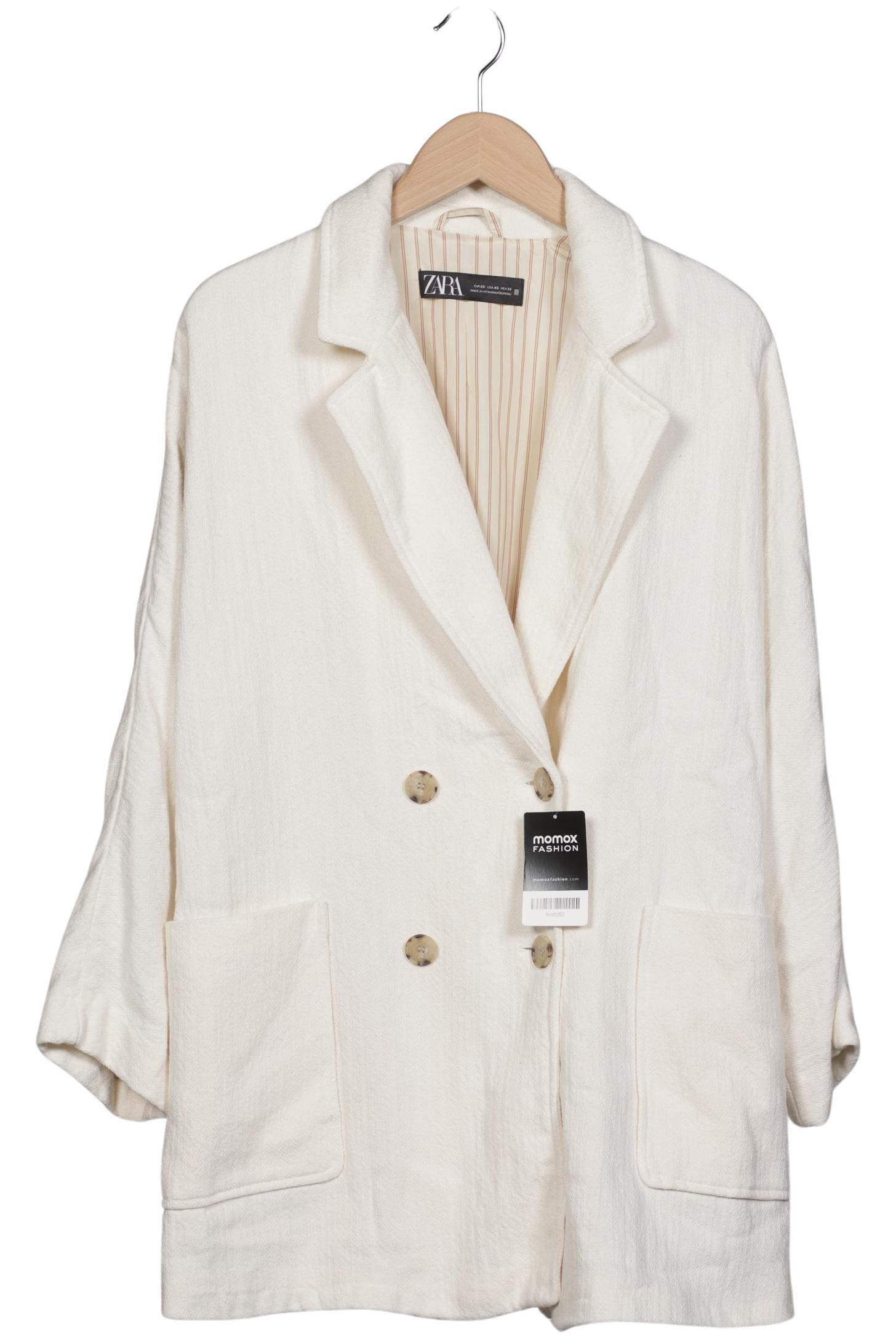 

Zara Damen Mantel, cremeweiß, Gr. 34