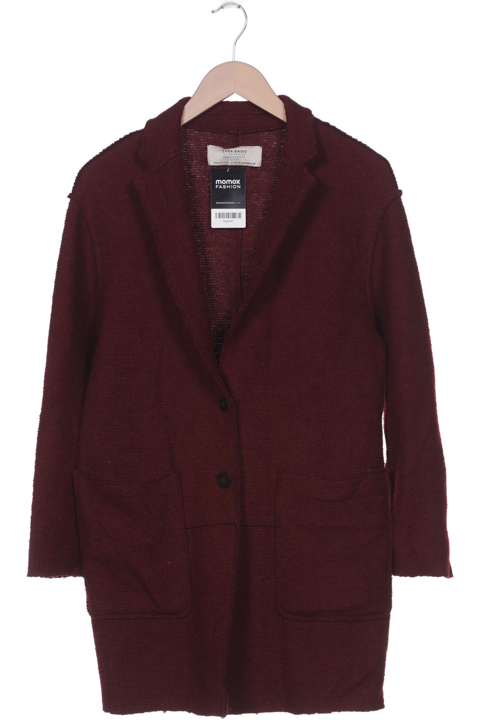 

Zara Damen Mantel, bordeaux, Gr. 36