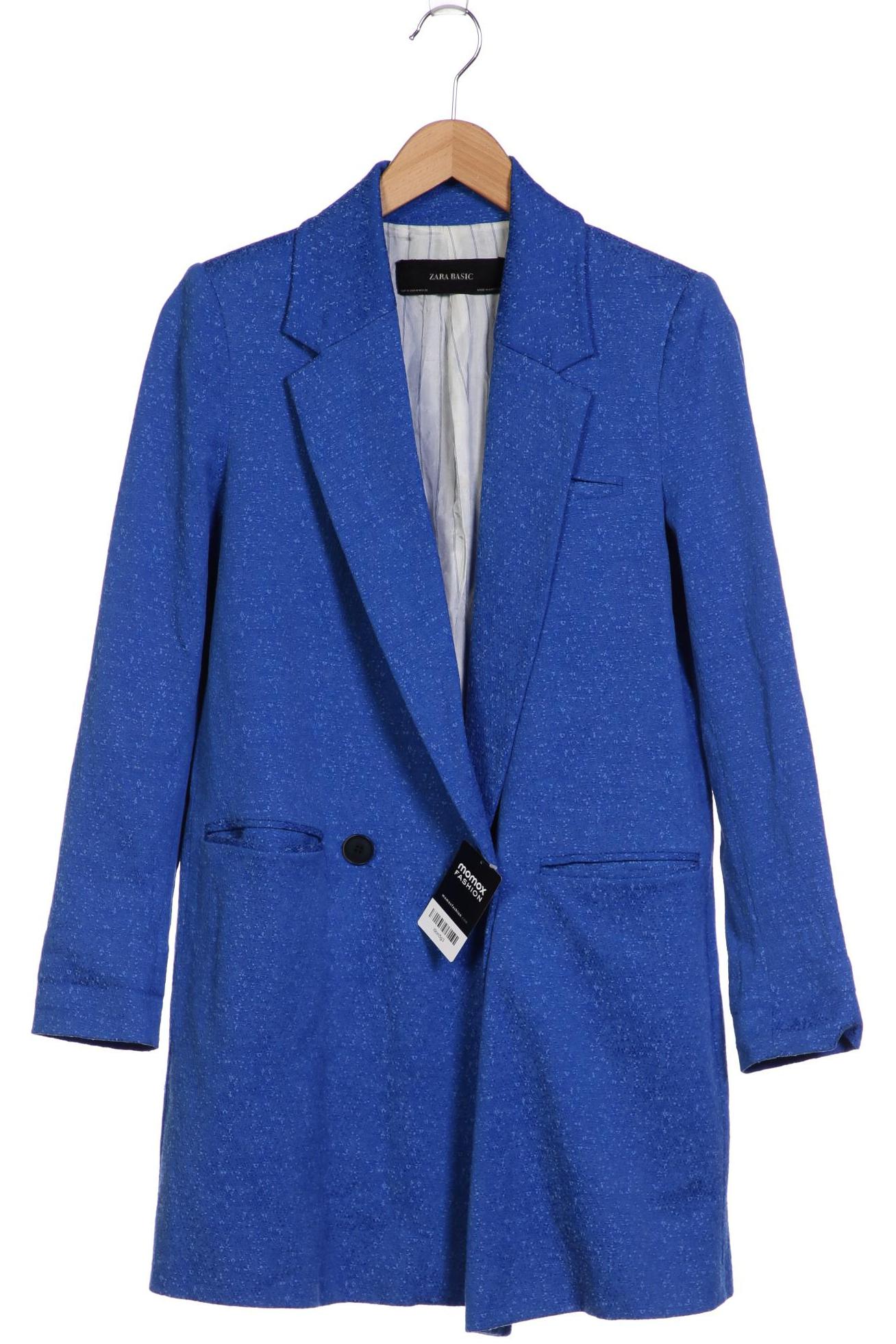 

ZARA Damen Mantel, blau