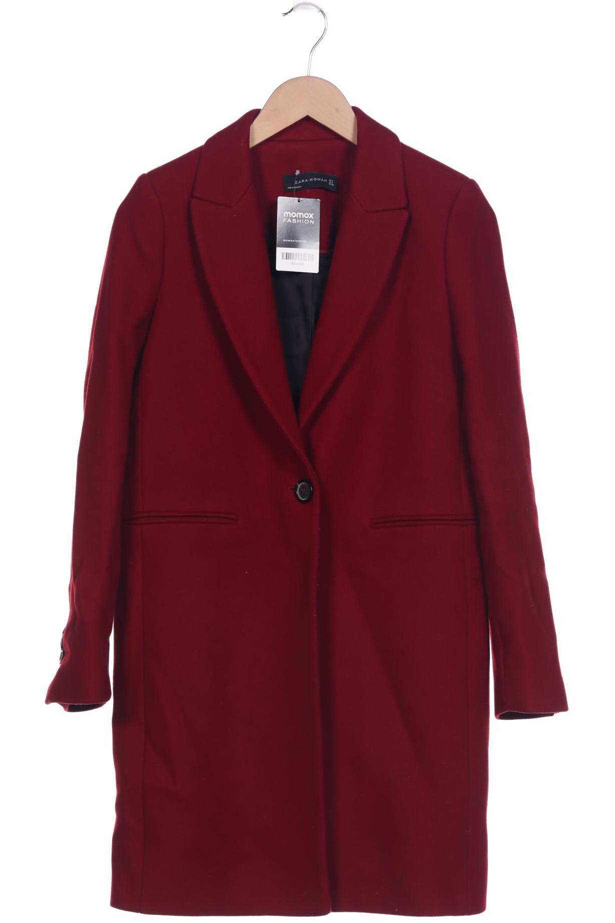 

Zara Damen Mantel, bordeaux, Gr. 36