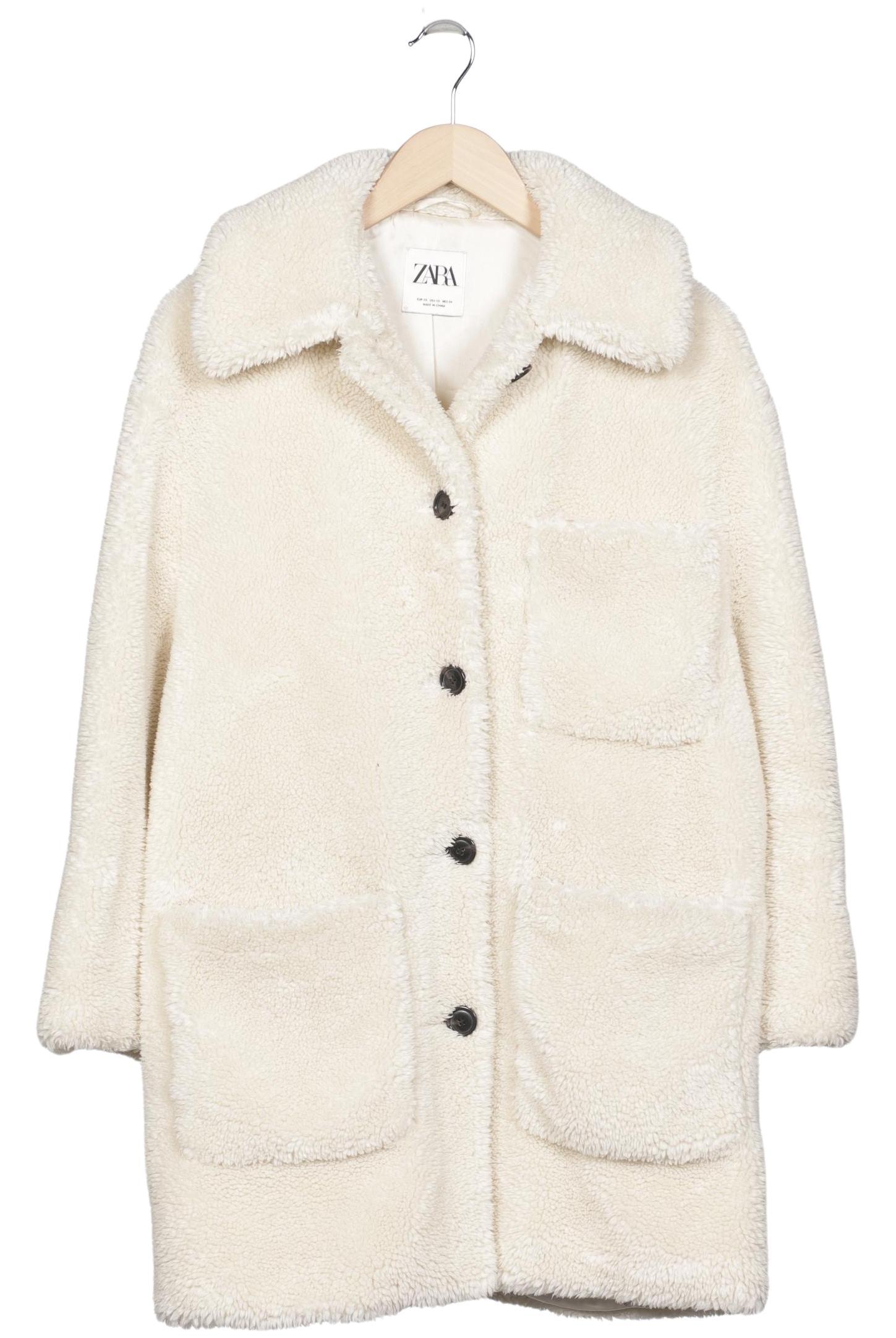 

Zara Damen Mantel, cremeweiß, Gr. 34