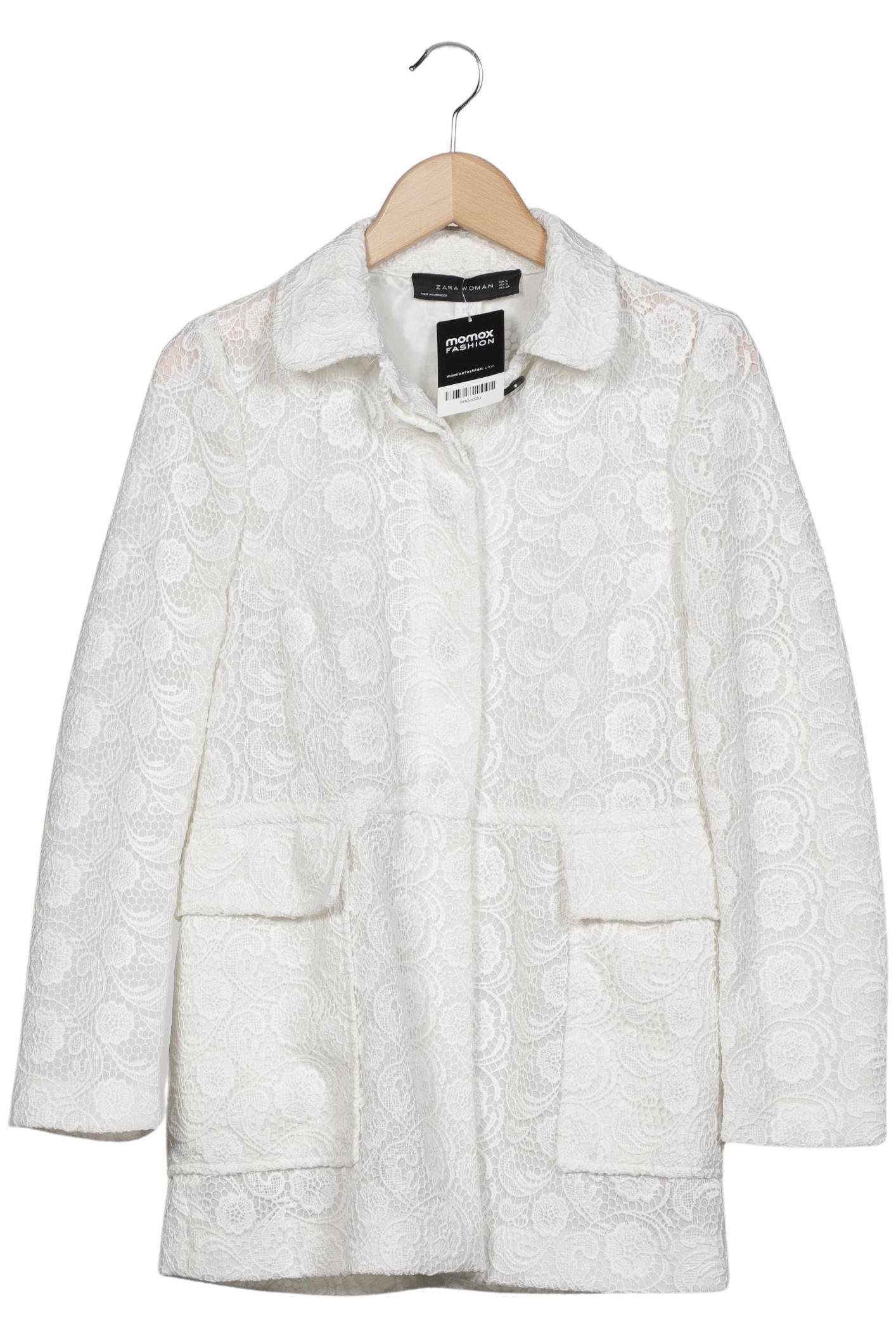 

Zara Damen Mantel, weiß, Gr. 36