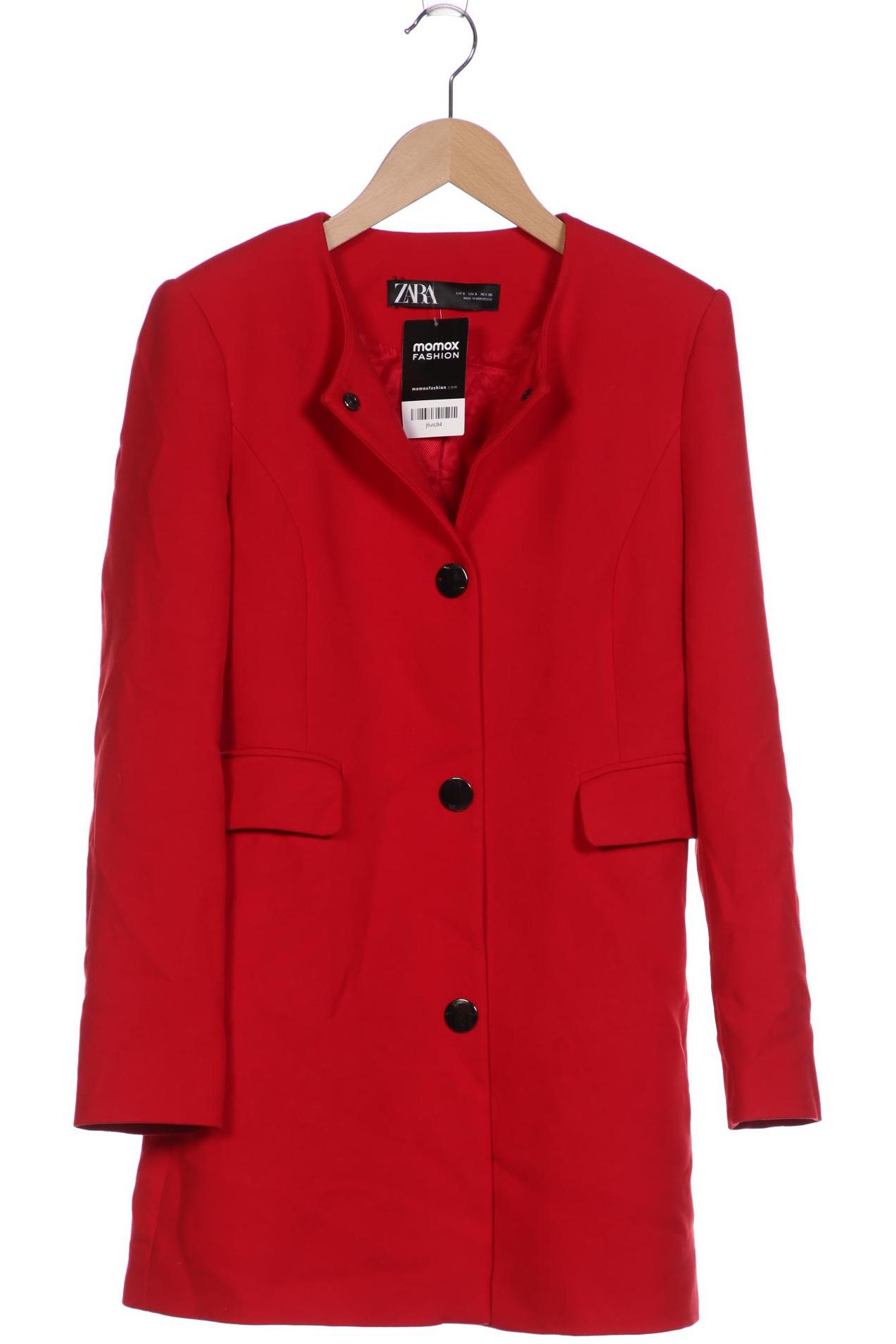 

ZARA Damen Mantel, rot