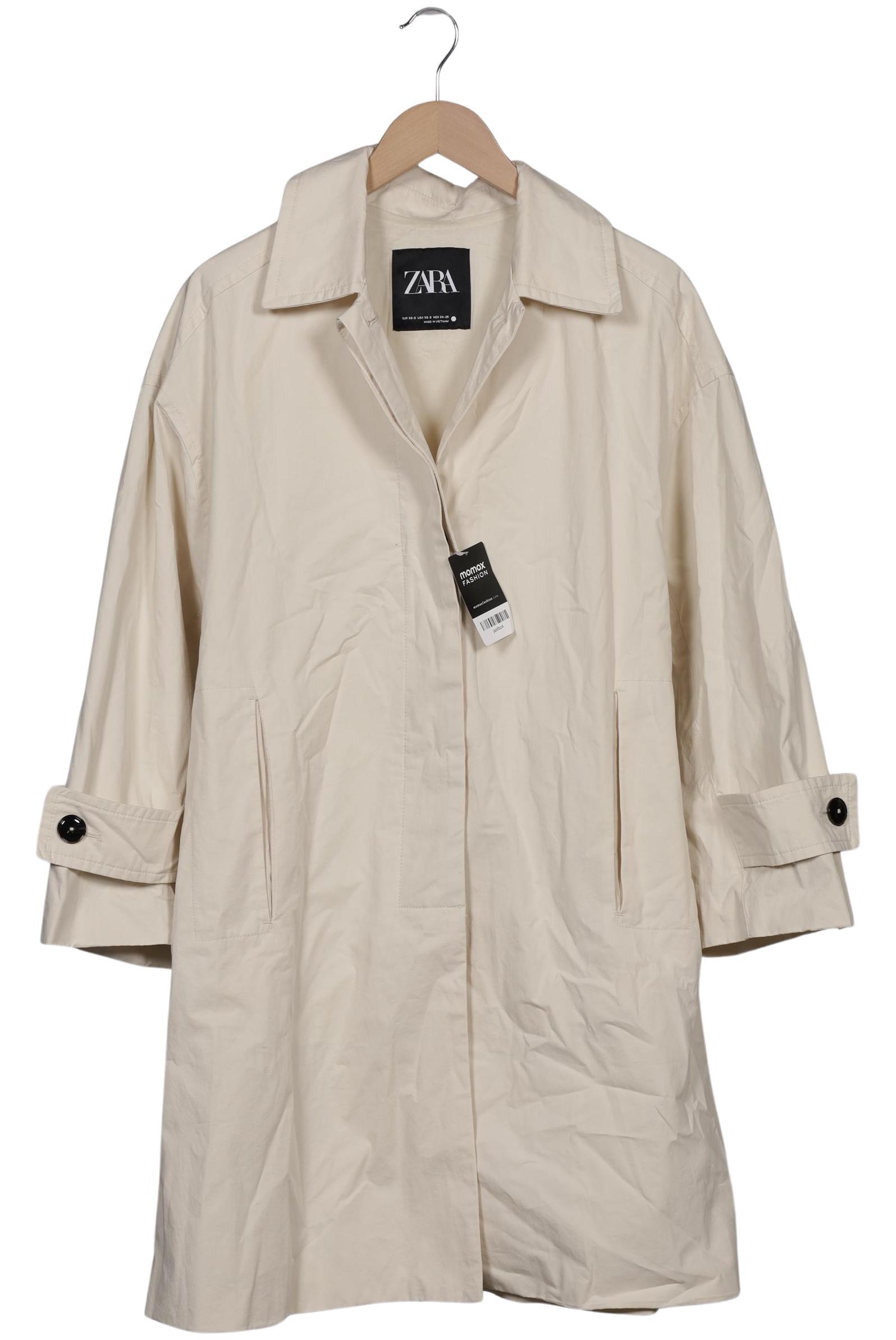

Zara Damen Mantel, cremeweiß, Gr. 34