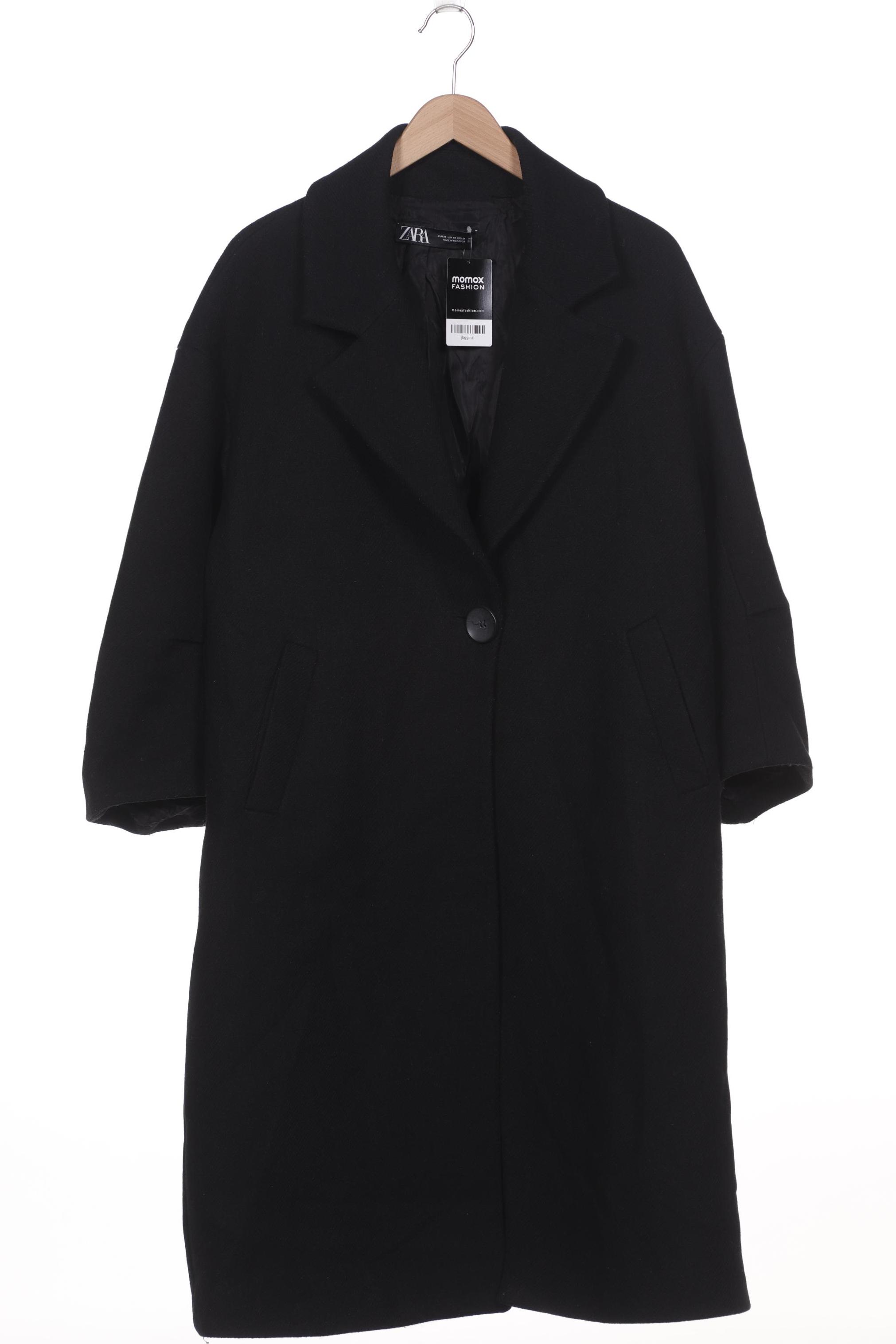 

ZARA Damen Mantel, schwarz