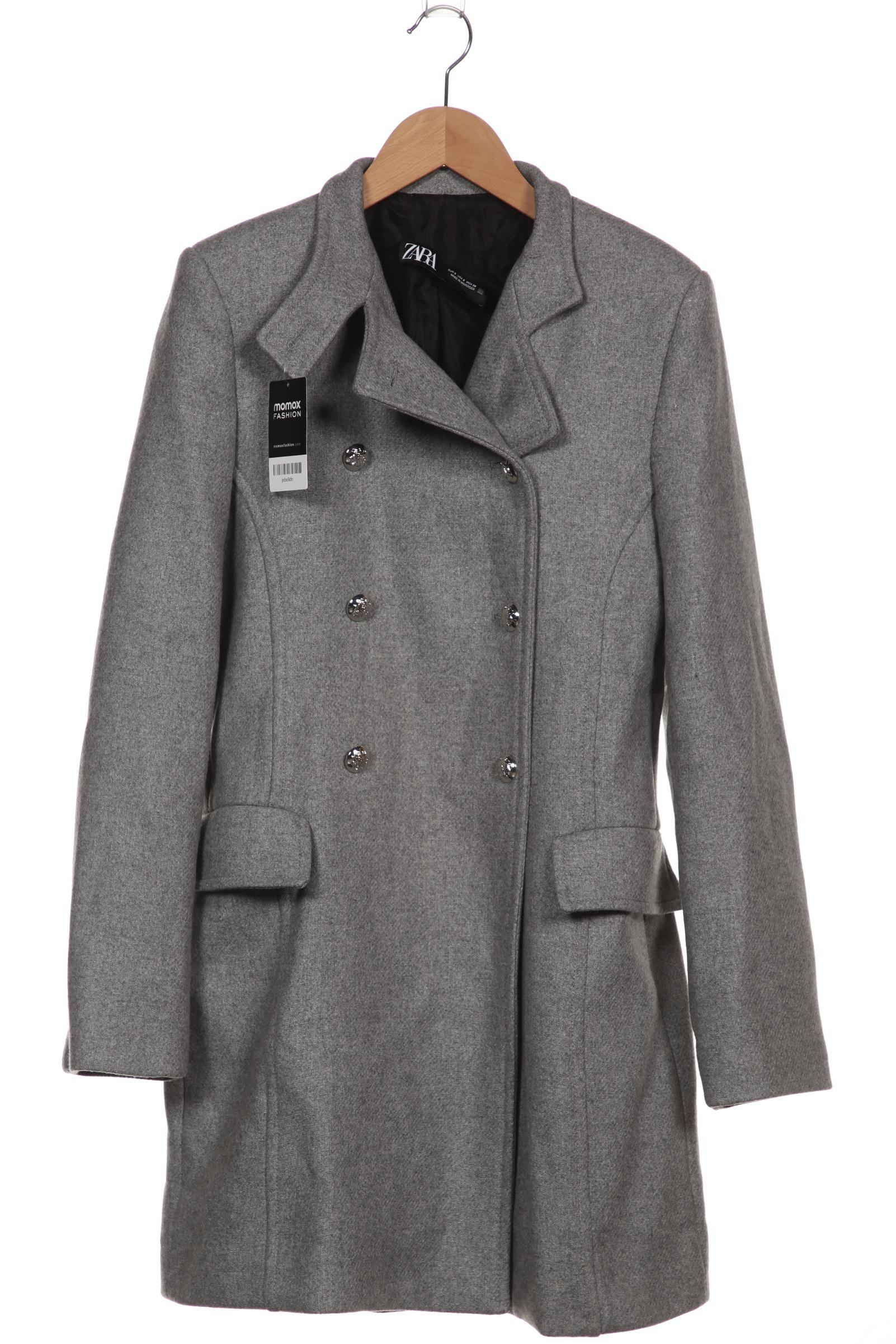 

ZARA Damen Mantel, grau