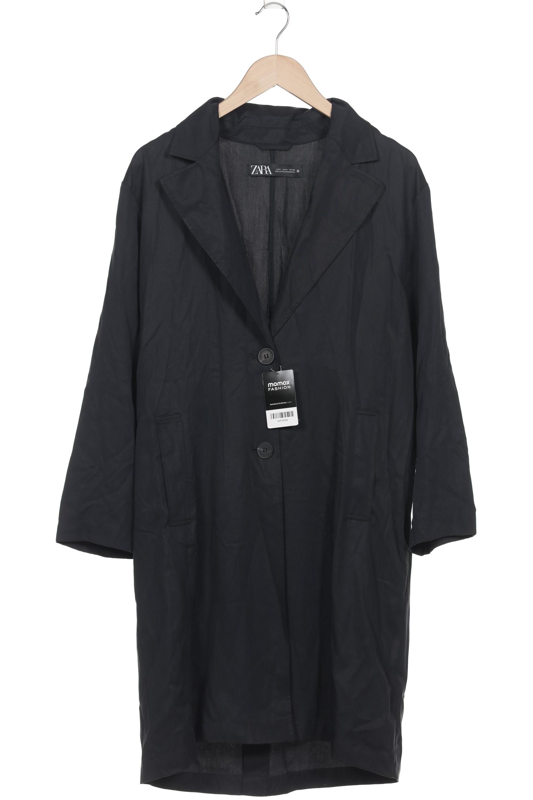 

Zara Damen Mantel, marineblau, Gr. 36