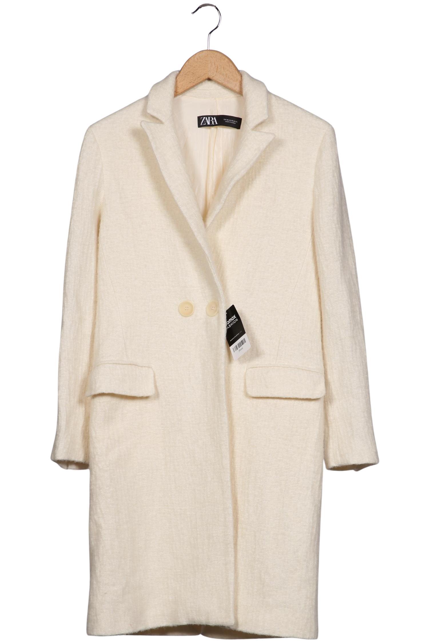 

Zara Damen Mantel, cremeweiß, Gr. 34