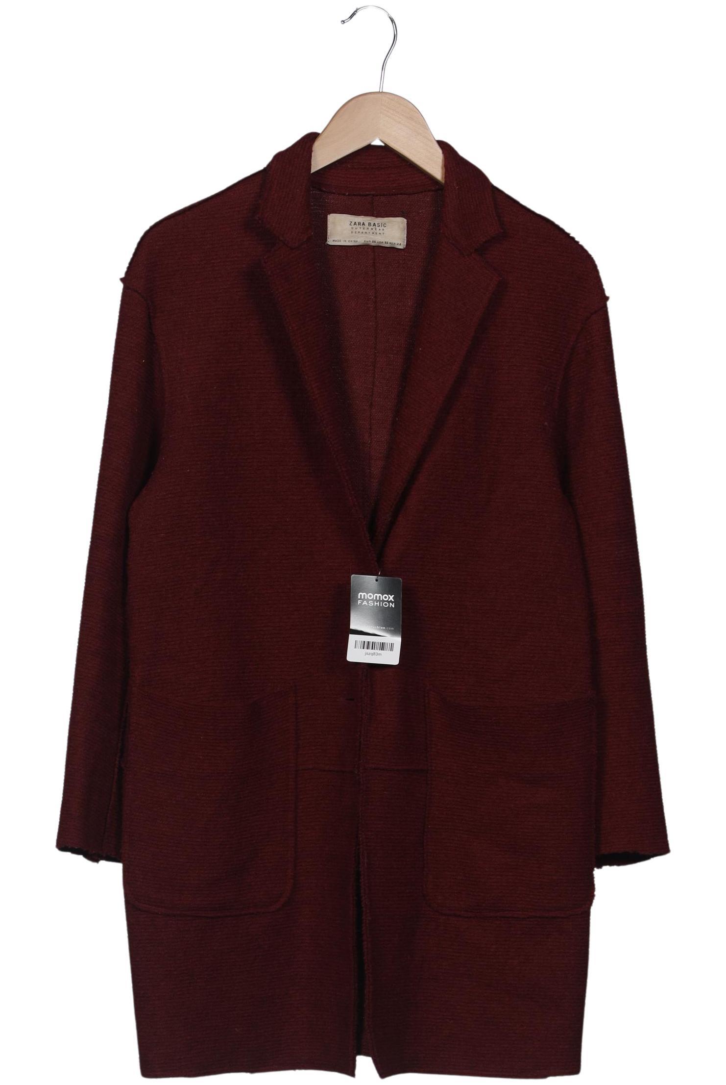 

Zara Damen Mantel, bordeaux, Gr. 34