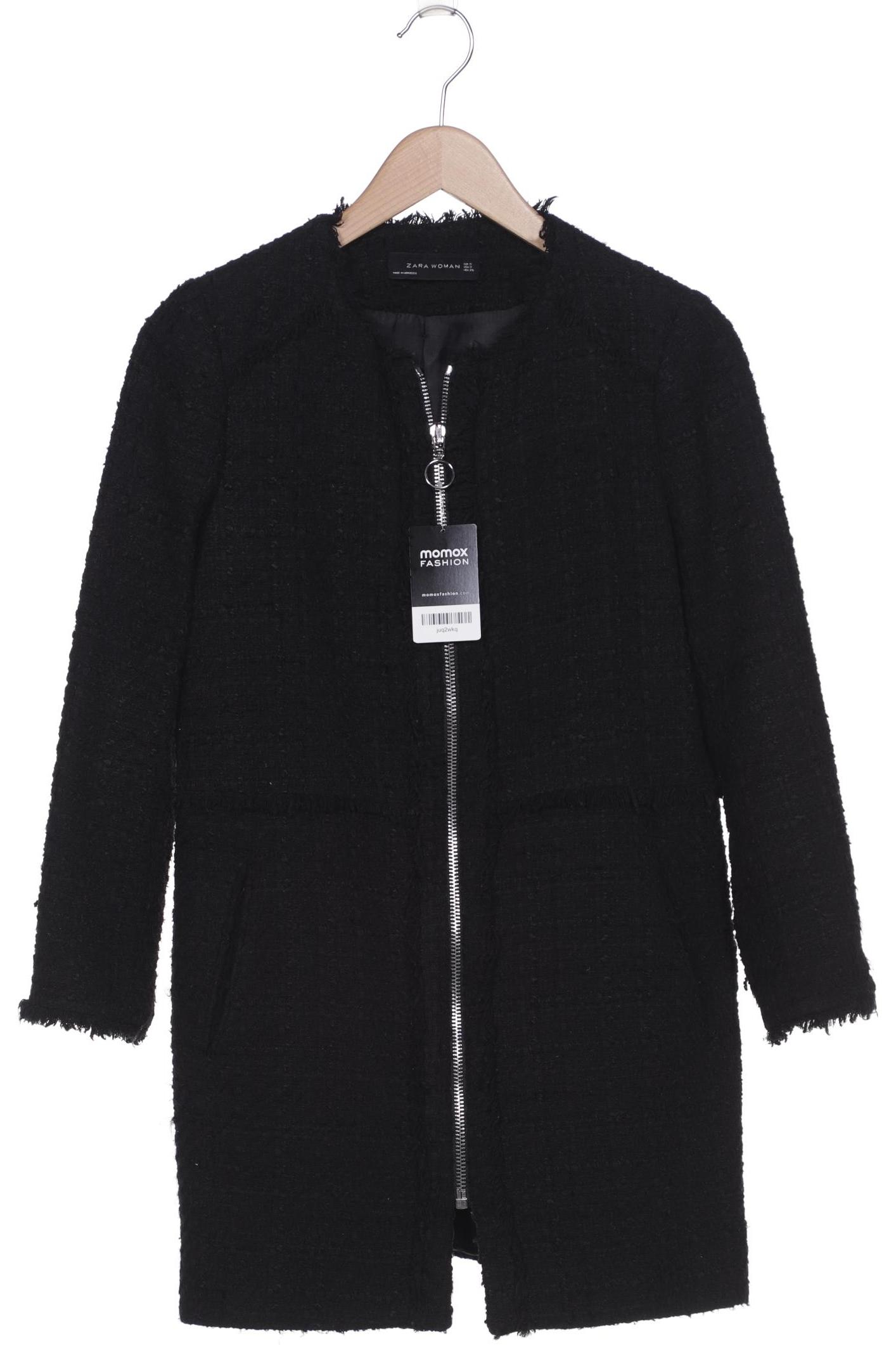 

ZARA Damen Mantel, schwarz