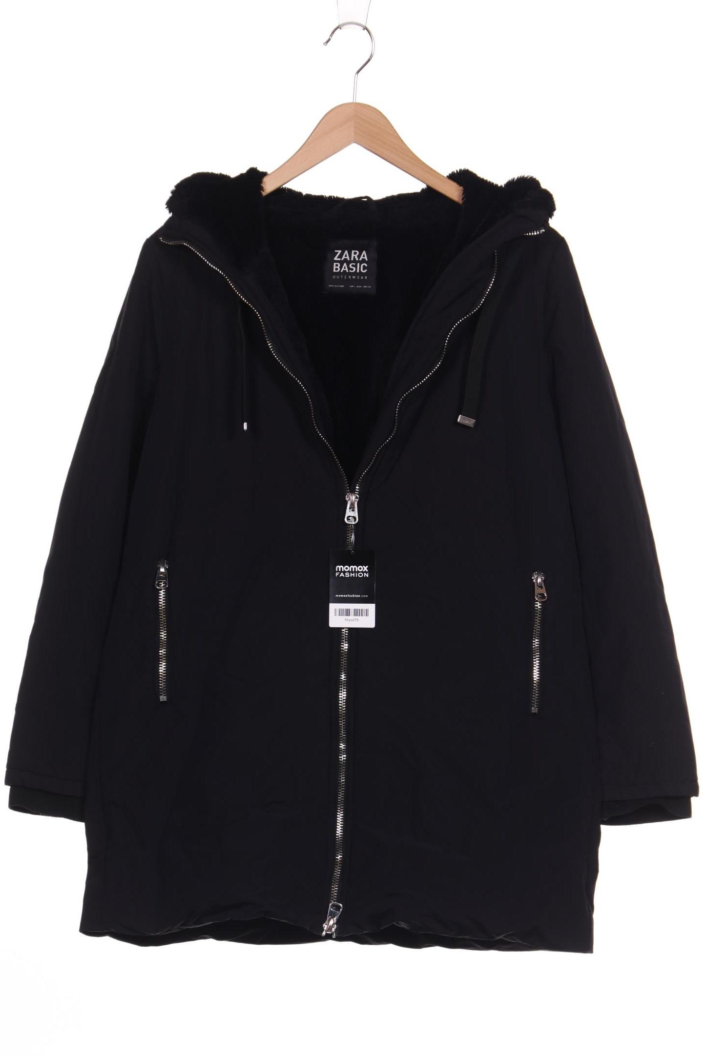 

ZARA Damen Mantel, schwarz
