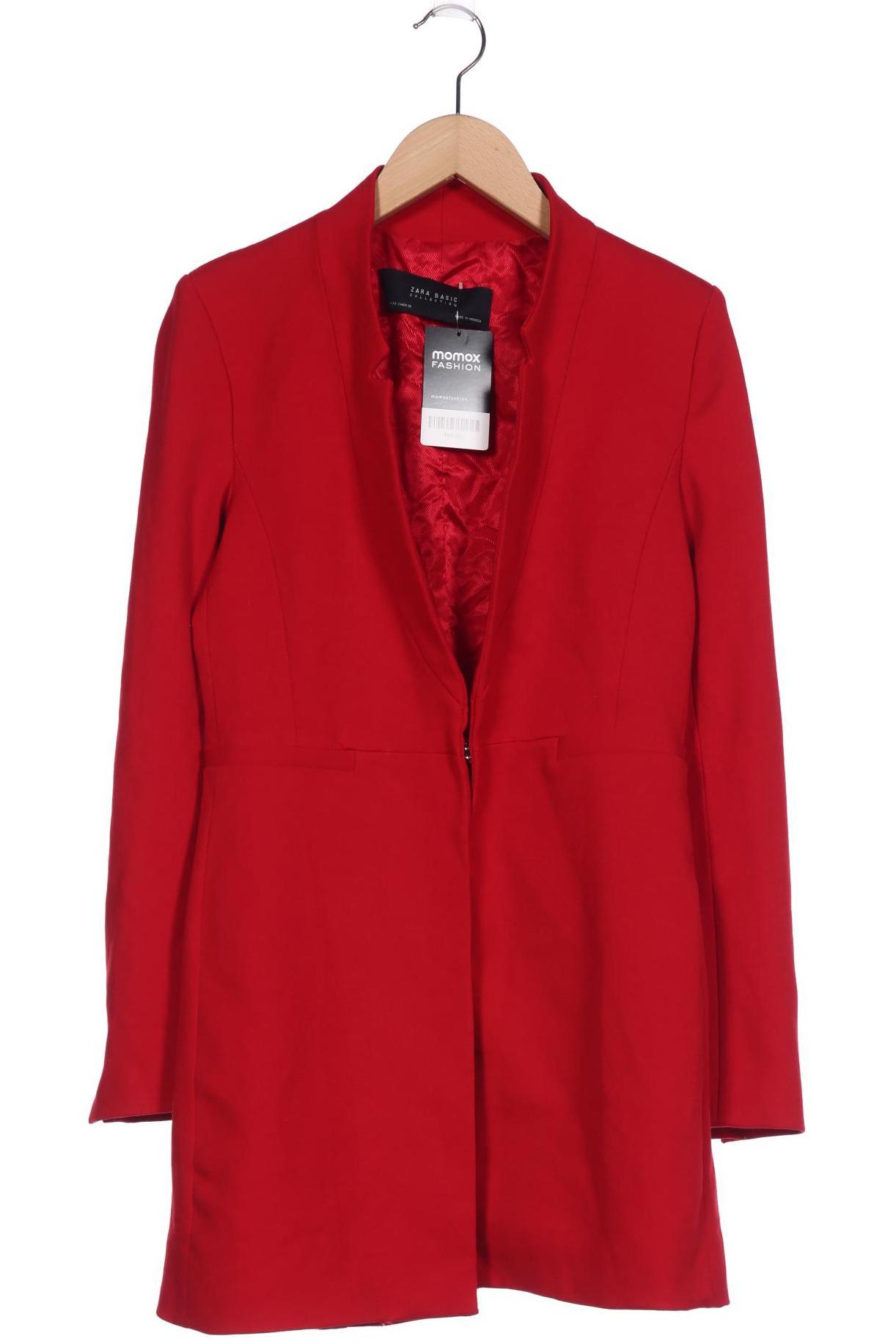 

ZARA Damen Mantel, rot