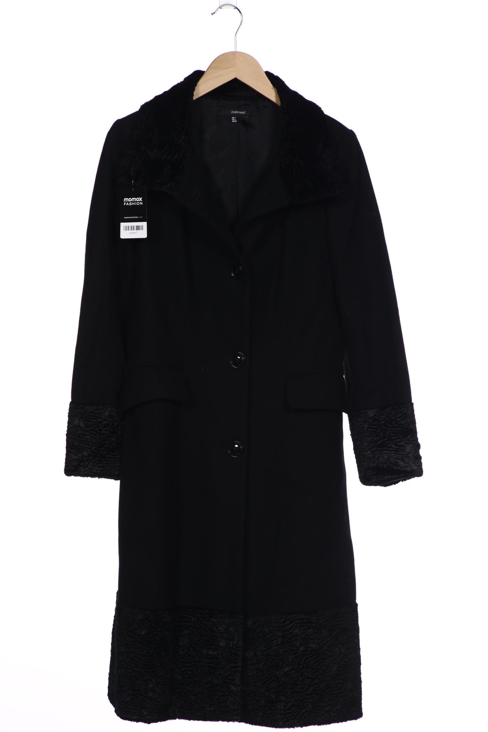 

ZARA Damen Mantel, schwarz