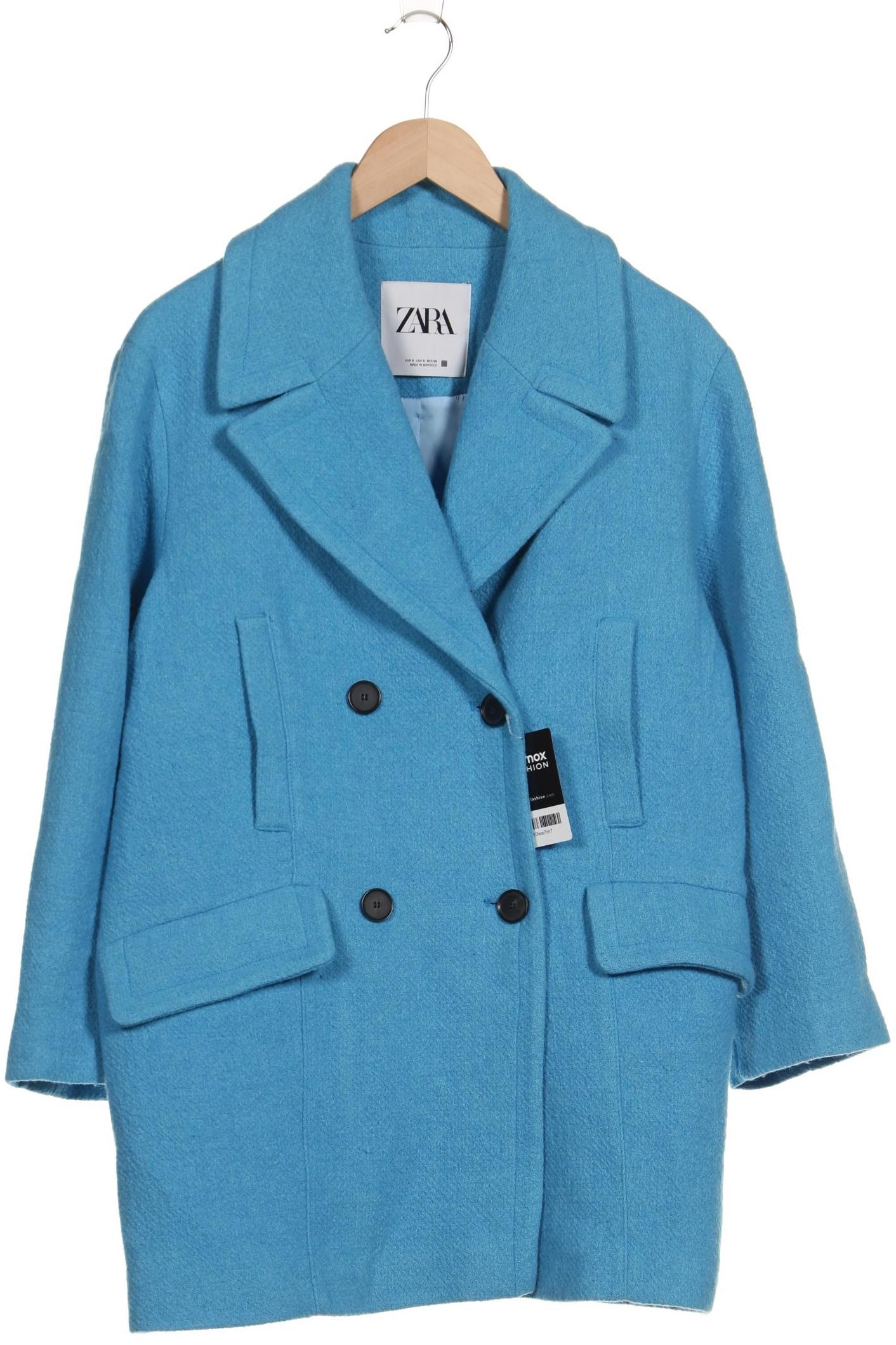 

Zara Damen Mantel, blau, Gr. 36