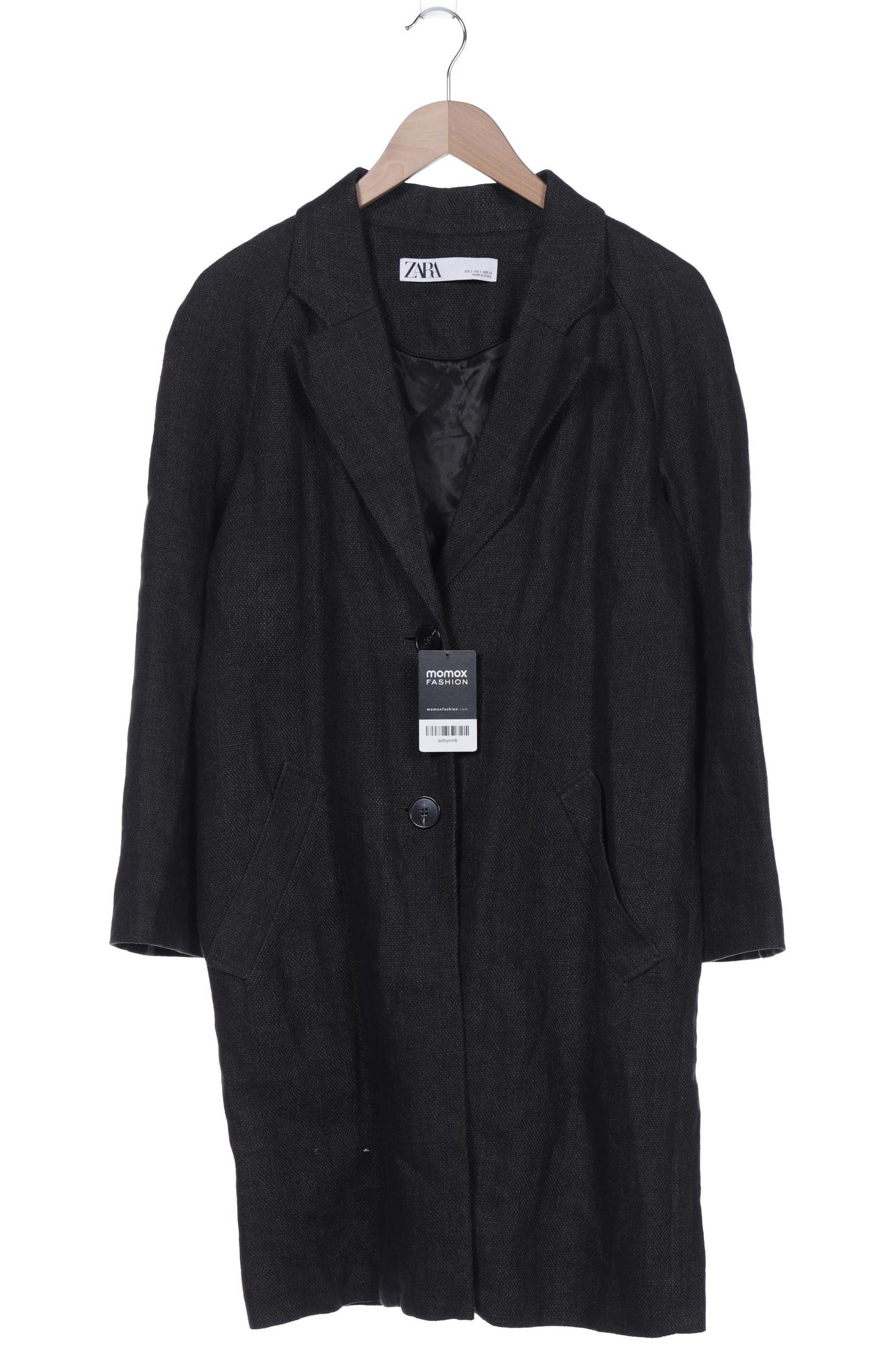 Thumbnail - Zara Damen Mantel, schwarz, Gr. 36