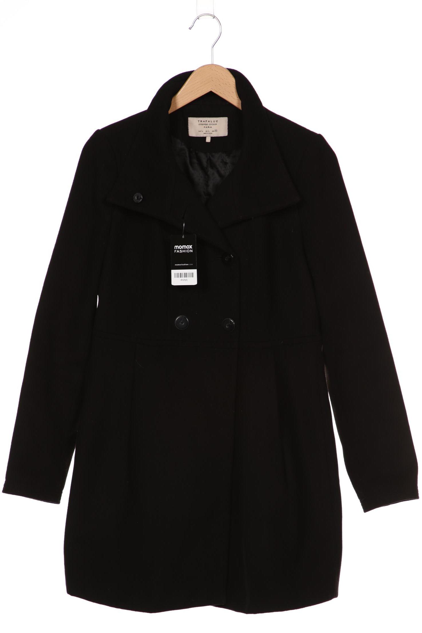 

ZARA Damen Mantel, schwarz