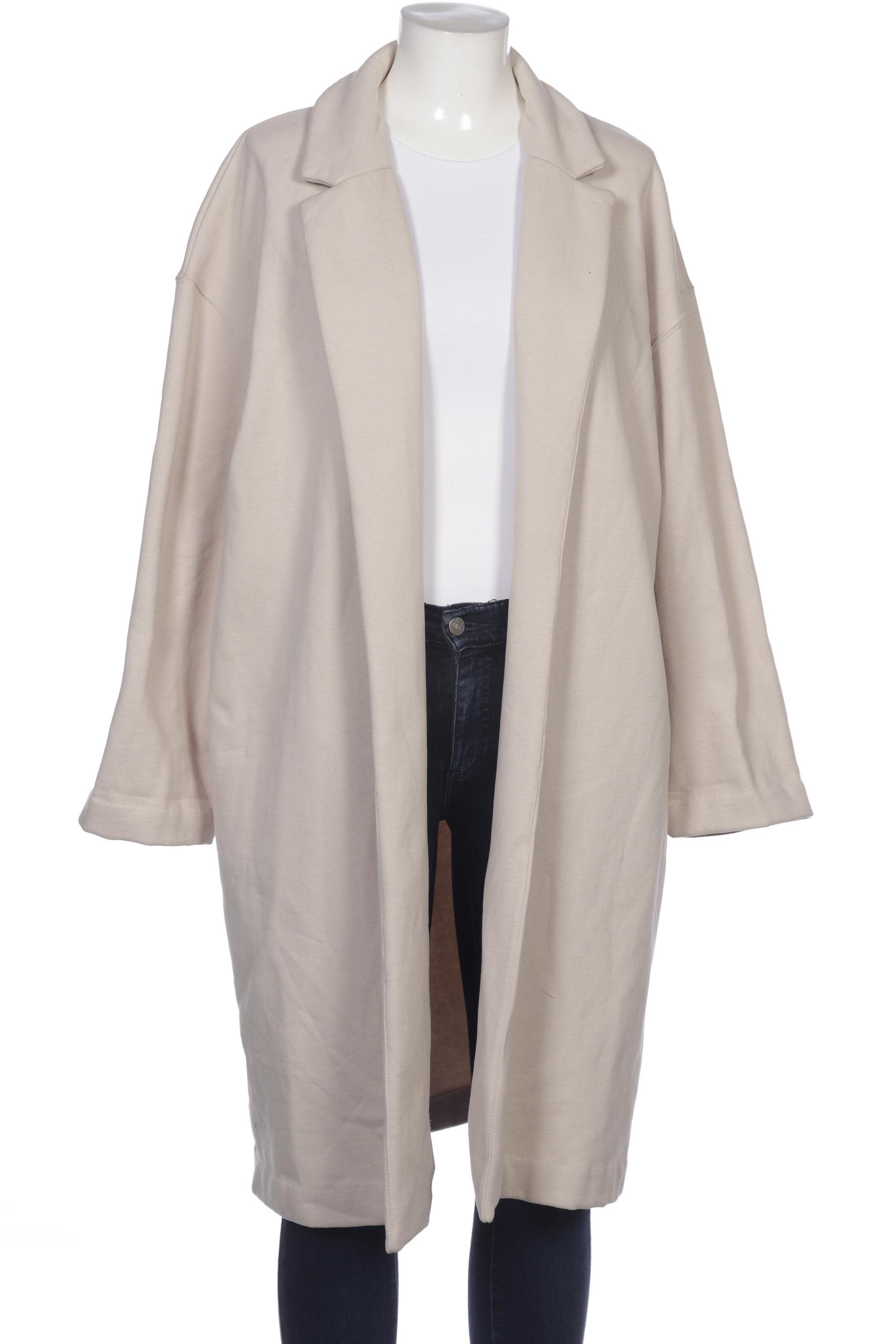 

ZARA Damen Mantel, cremeweiß