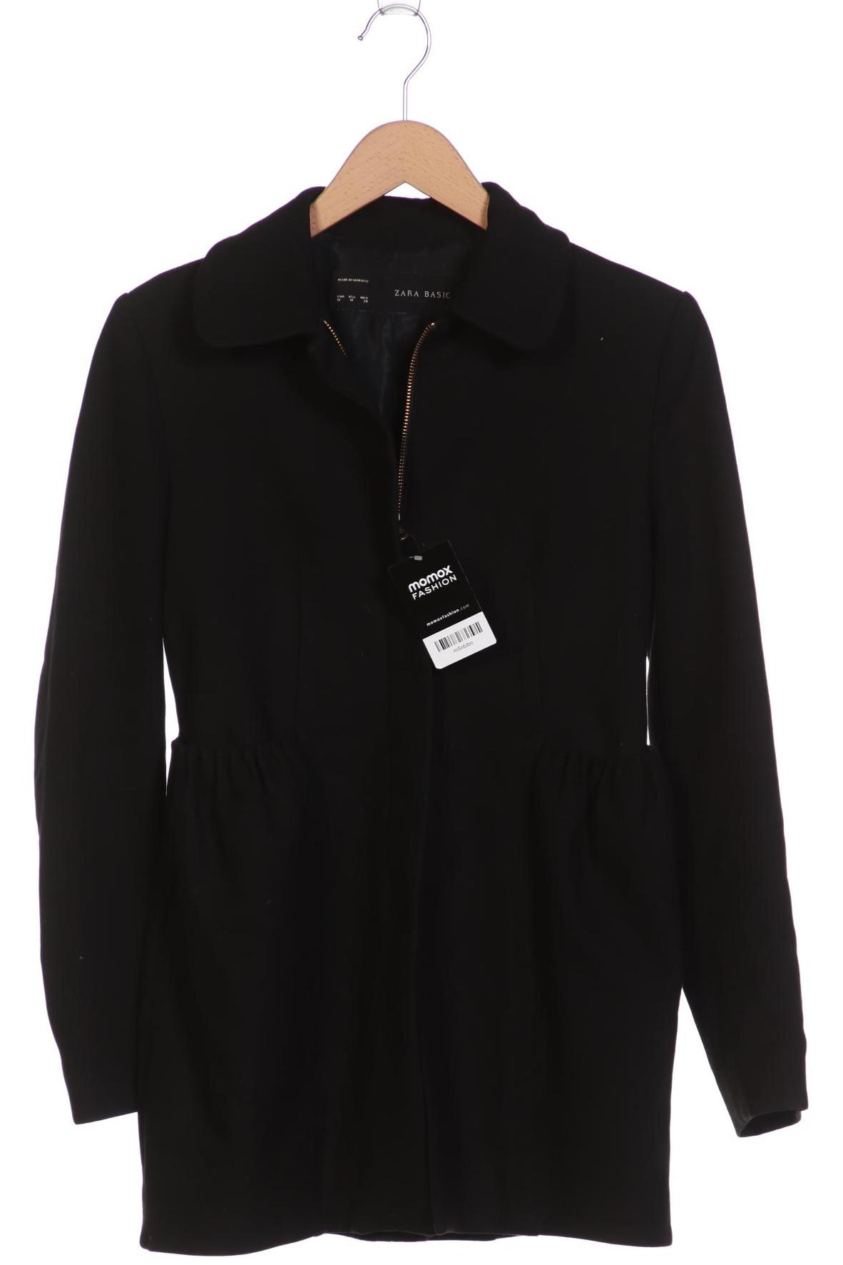 

ZARA Damen Mantel, schwarz