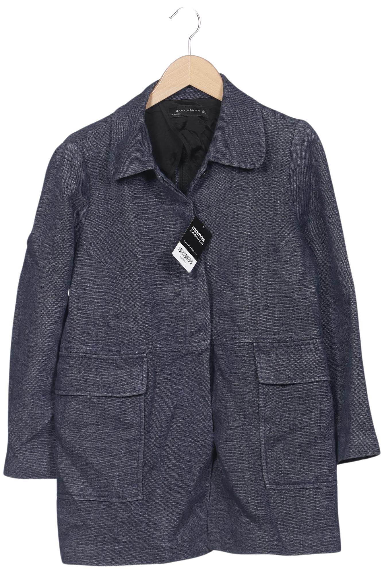

Zara Damen Mantel, blau, Gr. 42