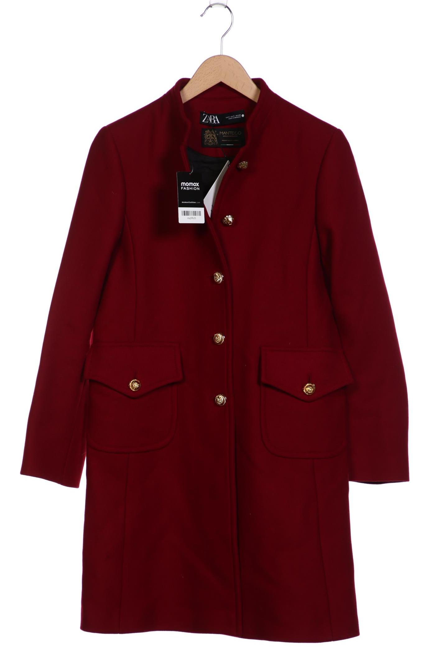 

Zara Damen Mantel, bordeaux, Gr. 36