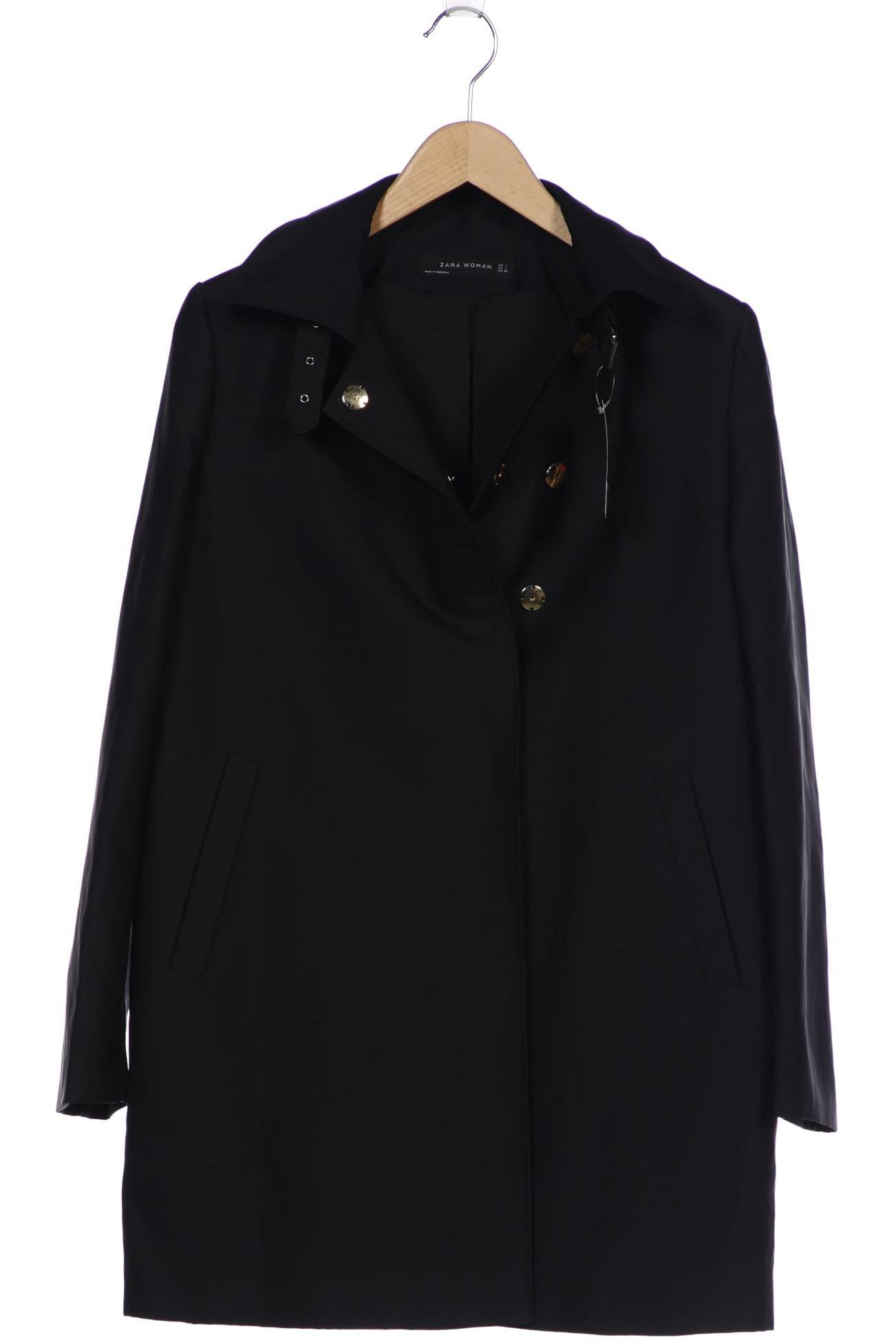 

ZARA Damen Mantel, schwarz