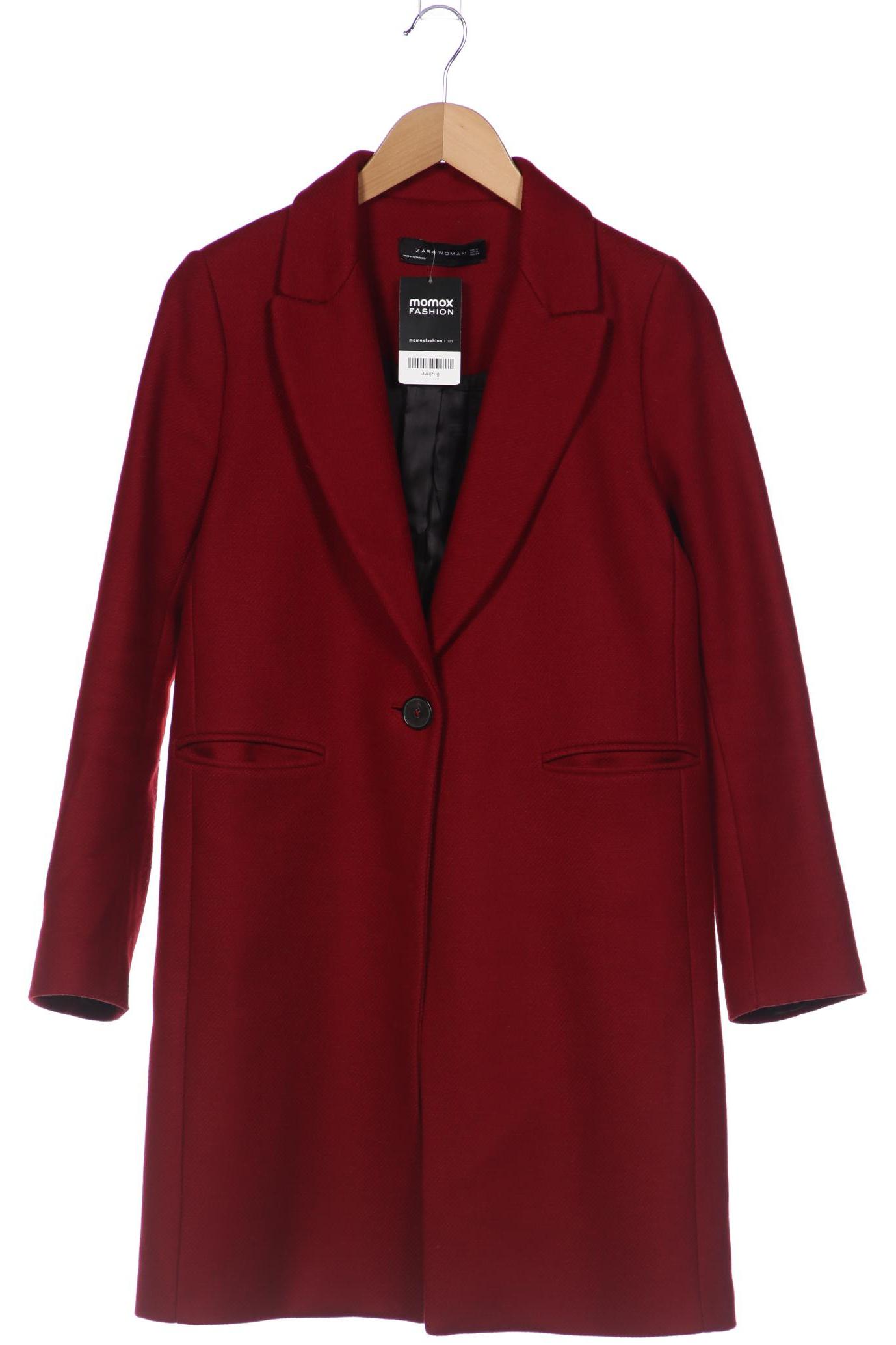 

Zara Damen Mantel, bordeaux, Gr. 38
