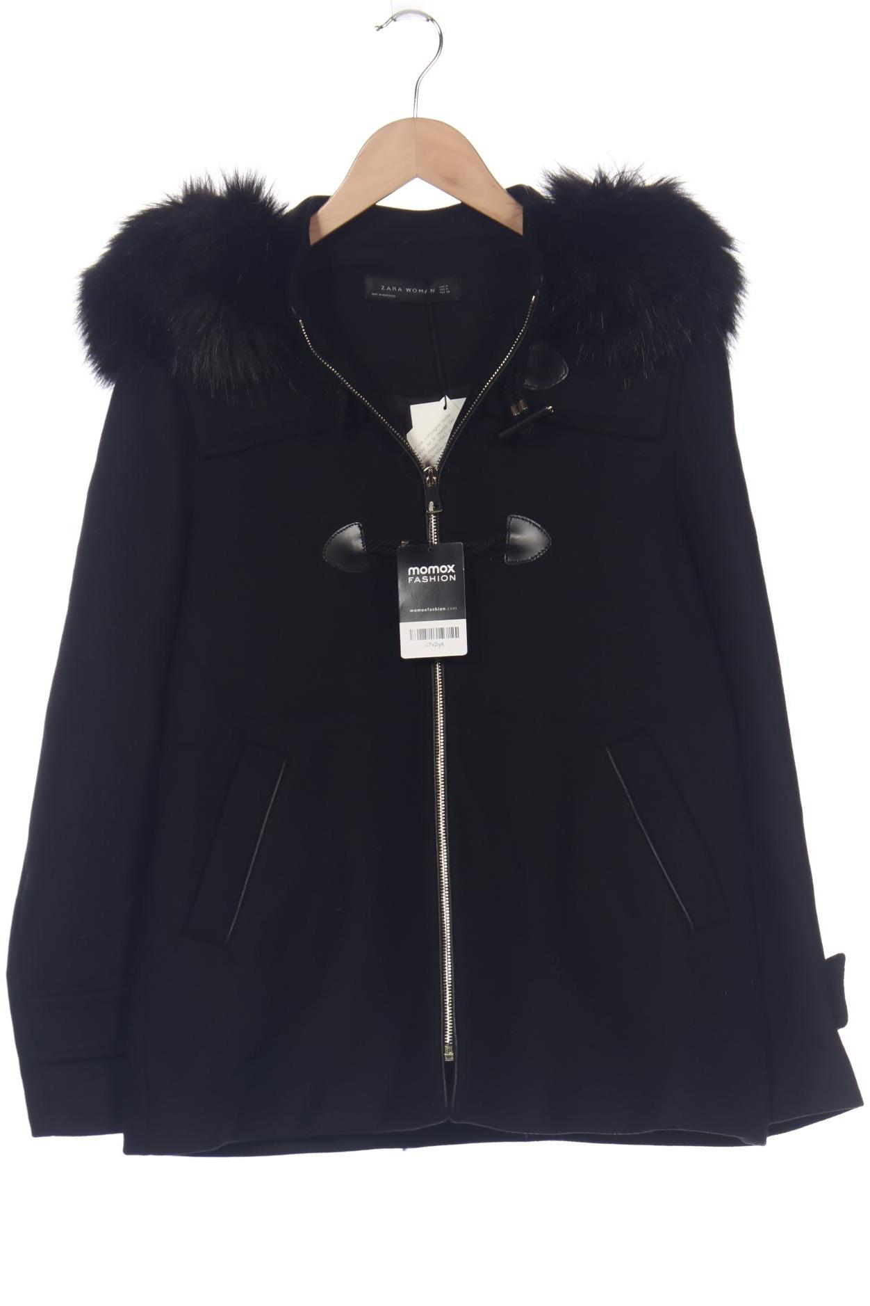Thumbnail - Zara Damen Mantel, schwarz, Gr. 38