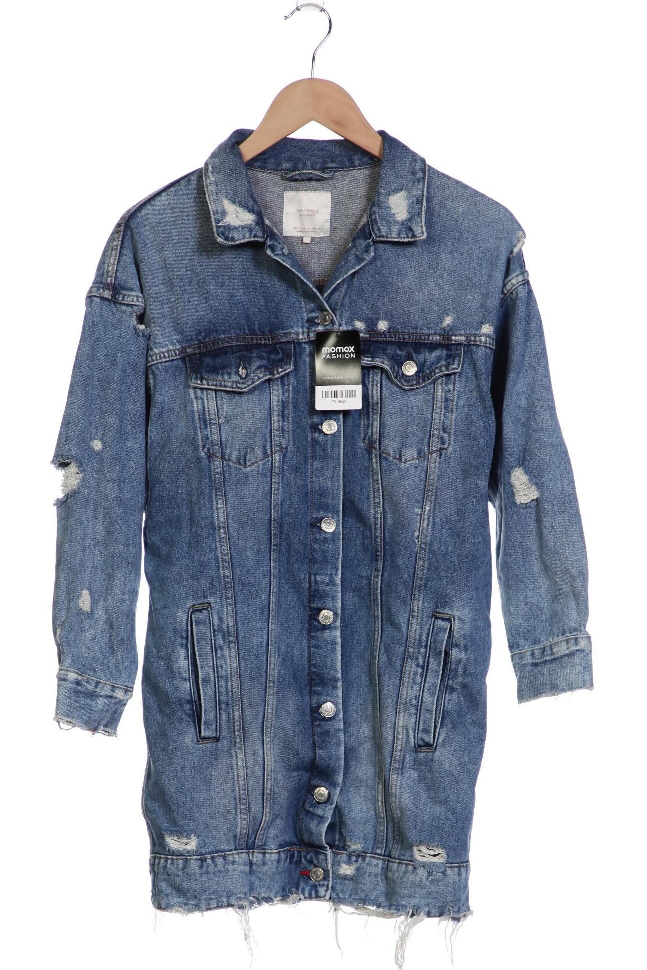 

Zara Damen Mantel, blau, Gr. 36