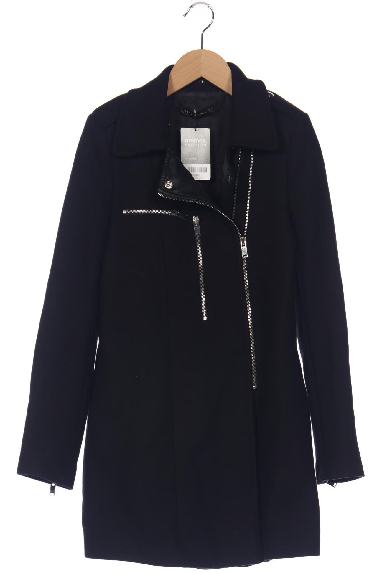 

ZARA Damen Mantel, schwarz