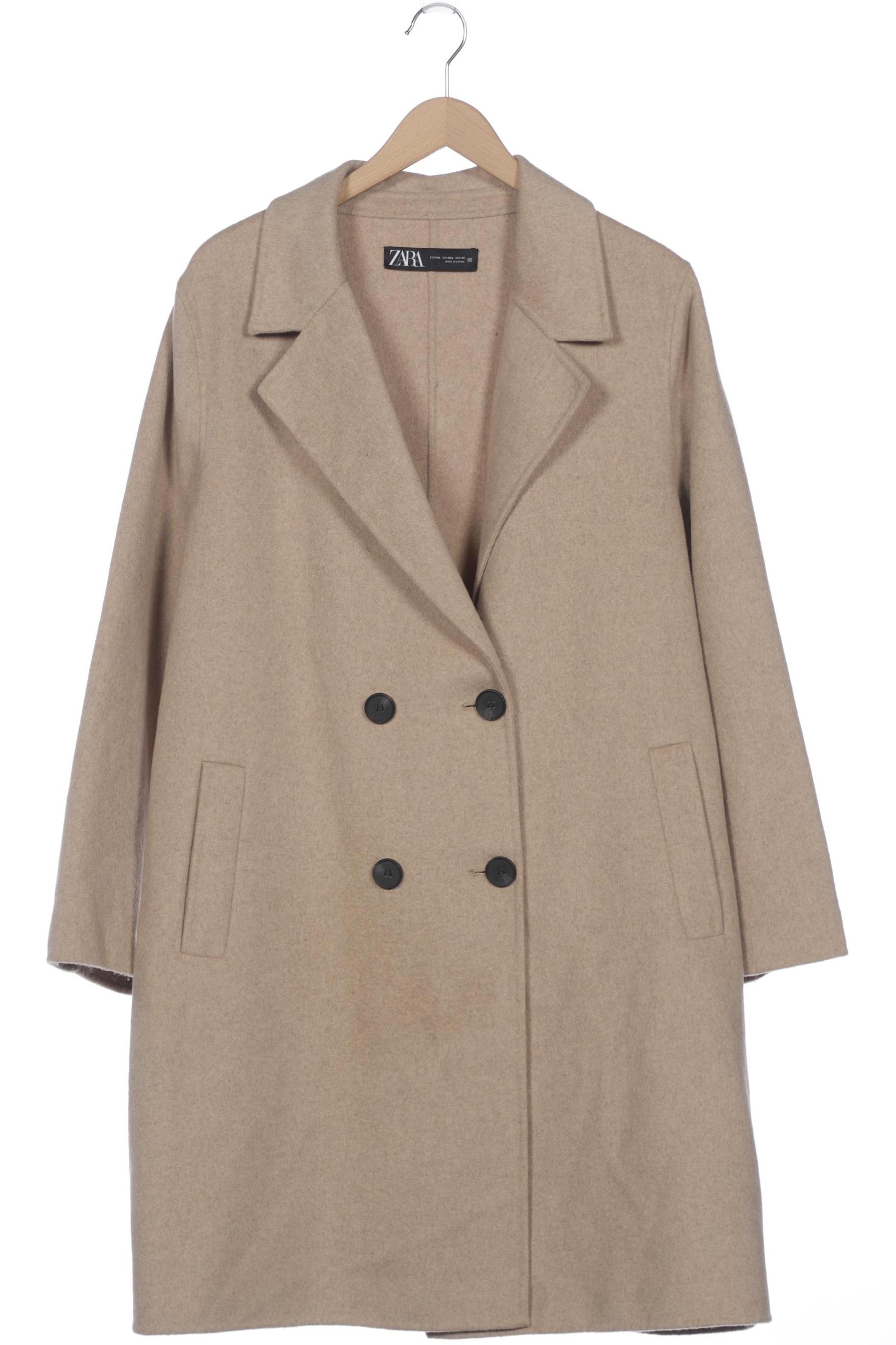 

Zara Damen Mantel, beige, Gr. 46