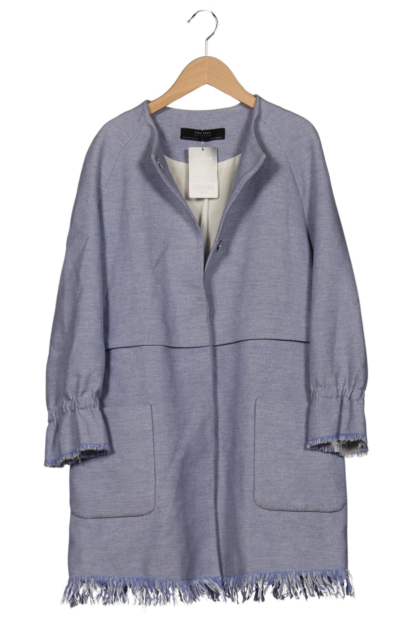 

Zara Damen Mantel, hellblau, Gr. 38