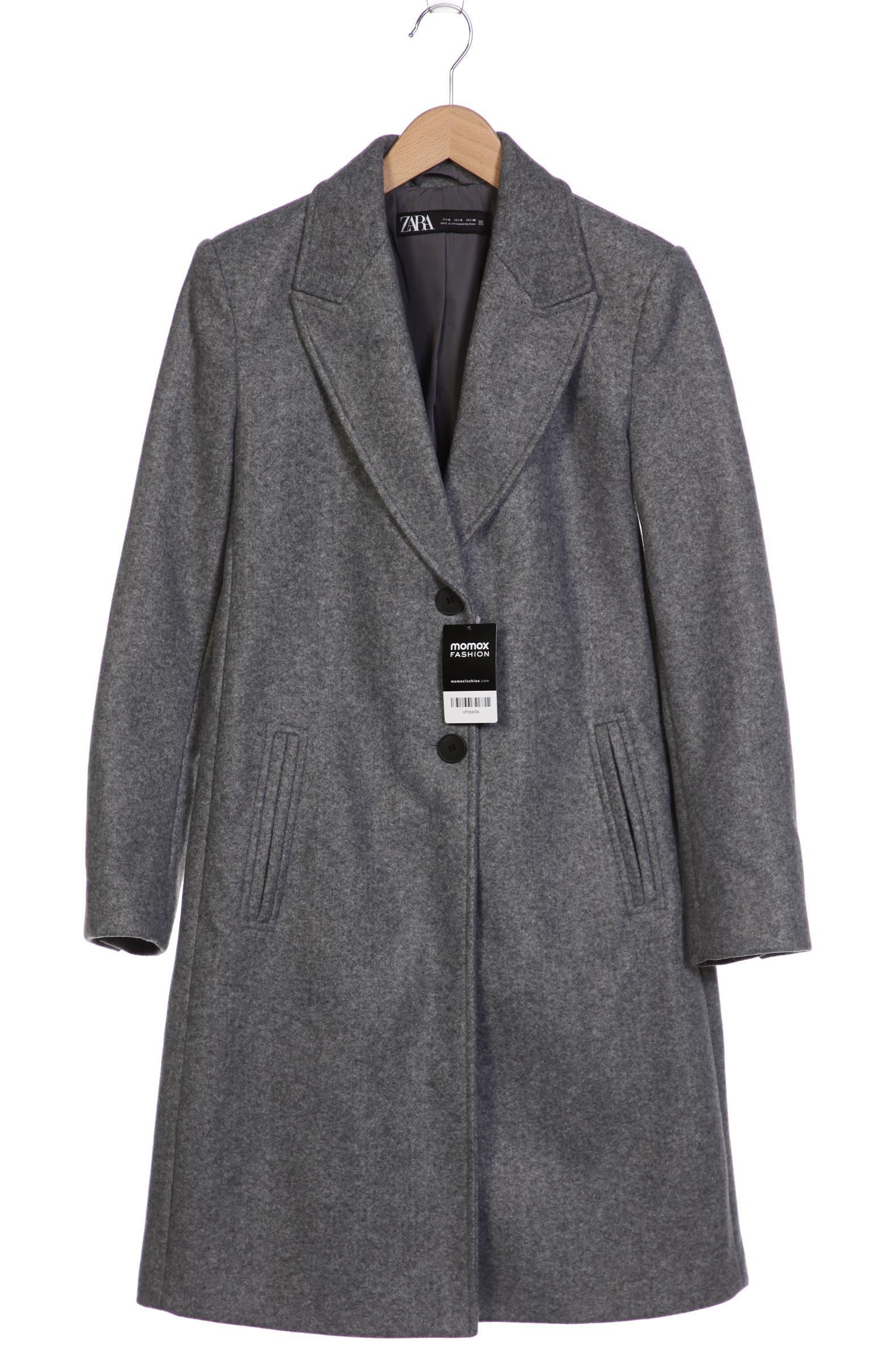 

ZARA Damen Mantel, grau