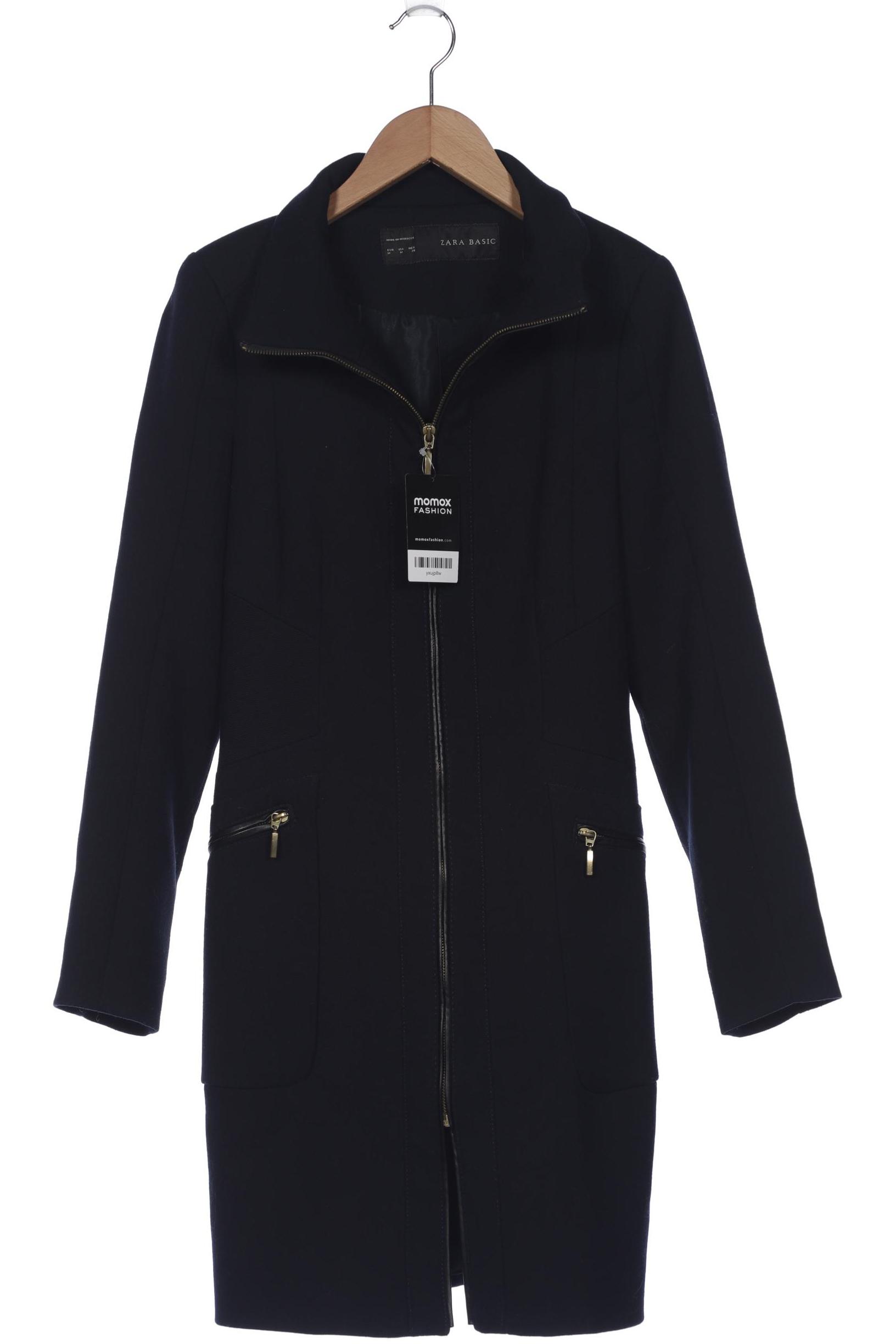 

Zara Damen Mantel, marineblau, Gr. 38
