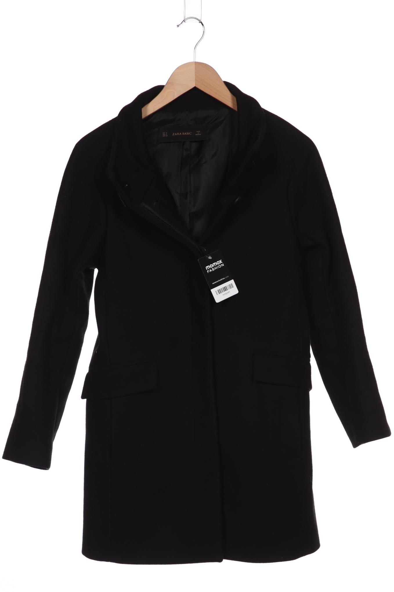 

ZARA Damen Mantel, schwarz