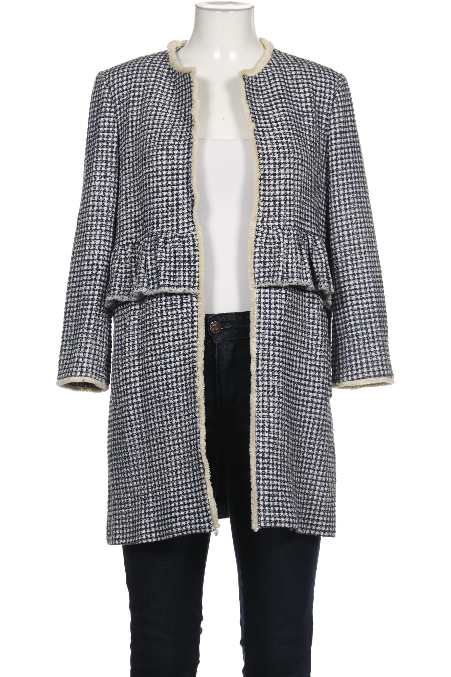 

ZARA Damen Mantel, blau