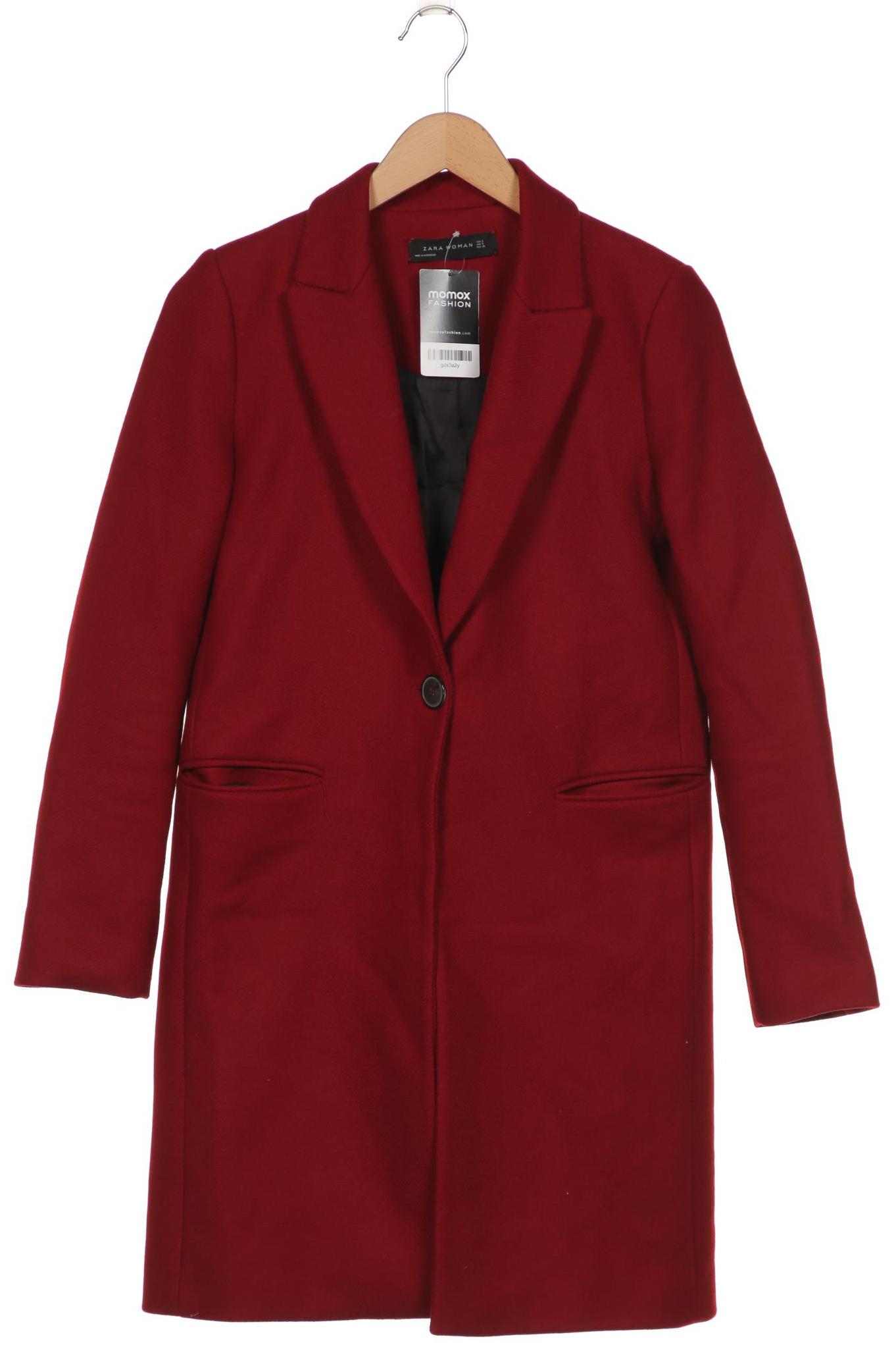 

Zara Damen Mantel, bordeaux, Gr. 36