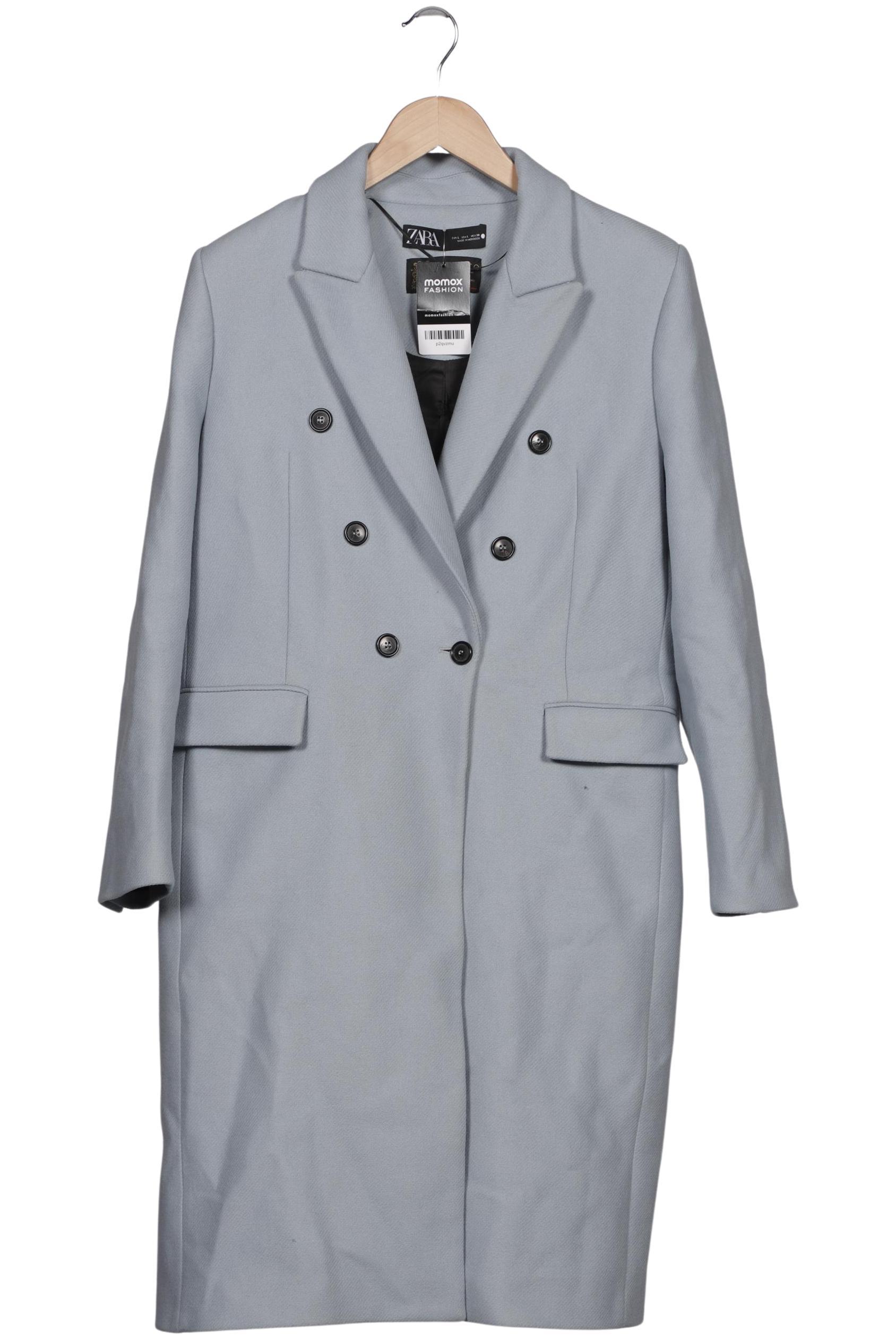 

Zara Damen Mantel, hellblau, Gr. 42