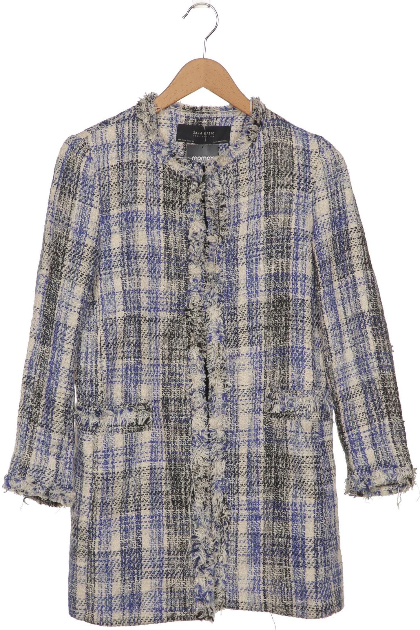 

ZARA Damen Mantel, blau