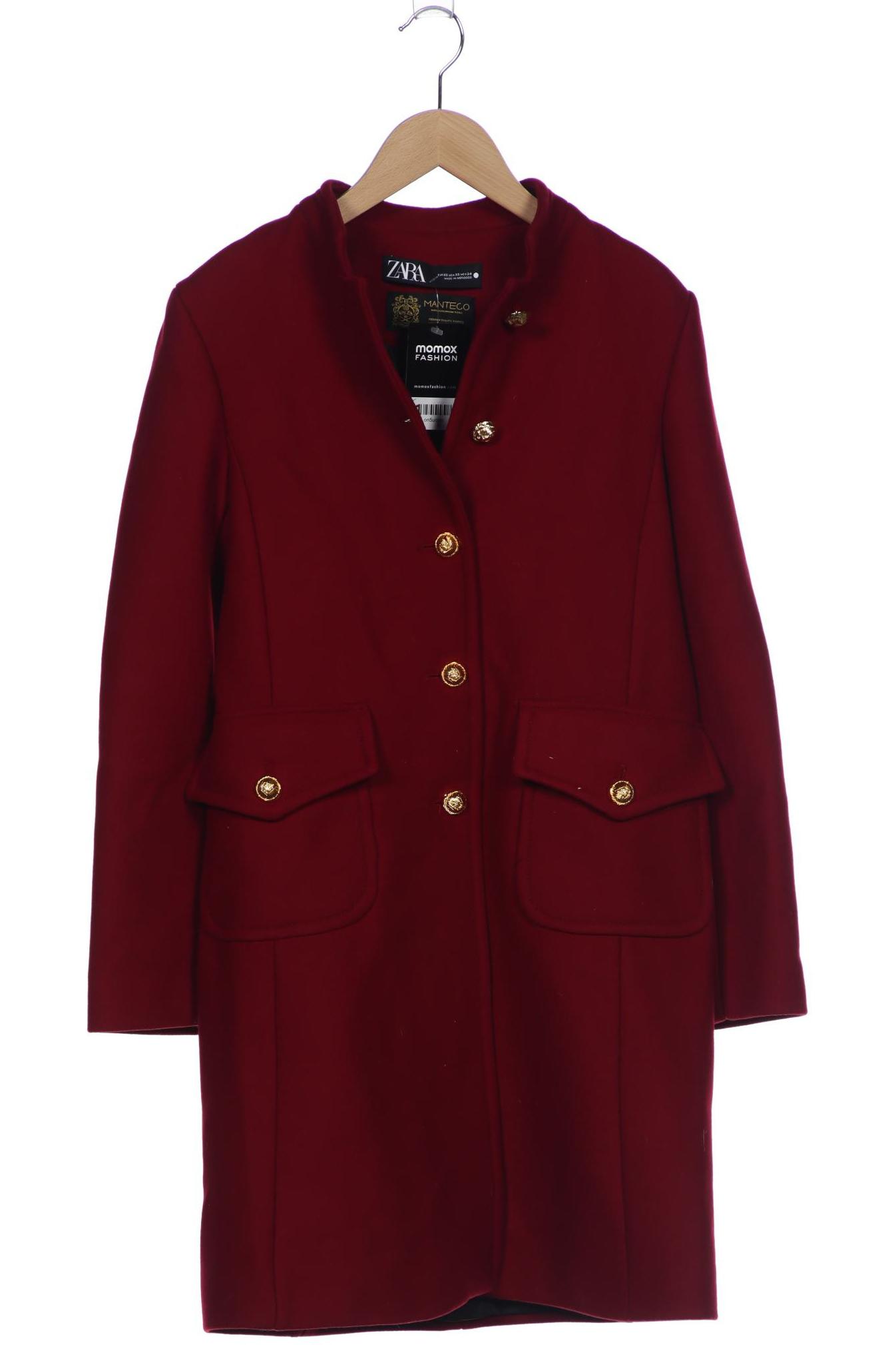 

Zara Damen Mantel, bordeaux, Gr. 34