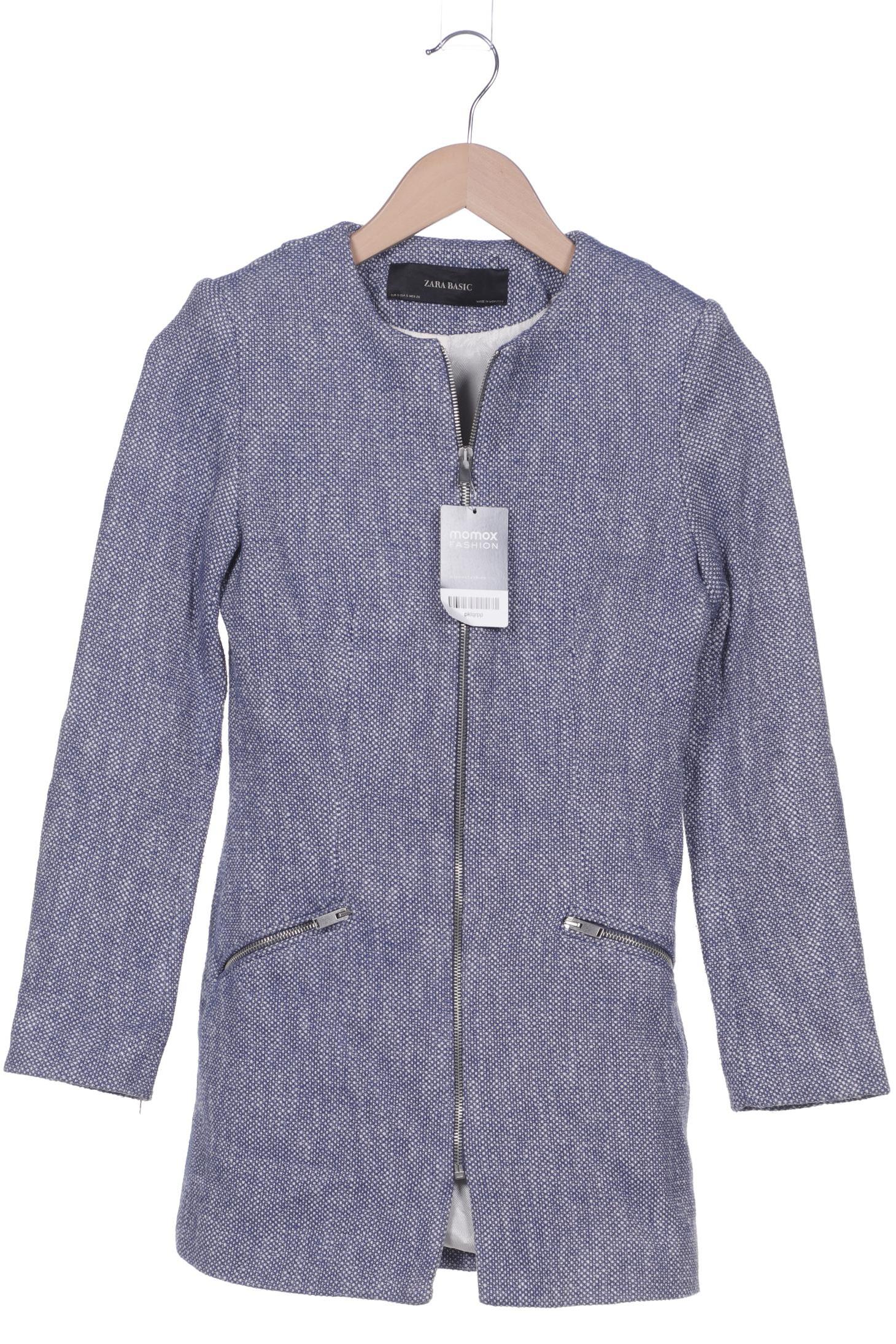 

ZARA Damen Mantel, blau
