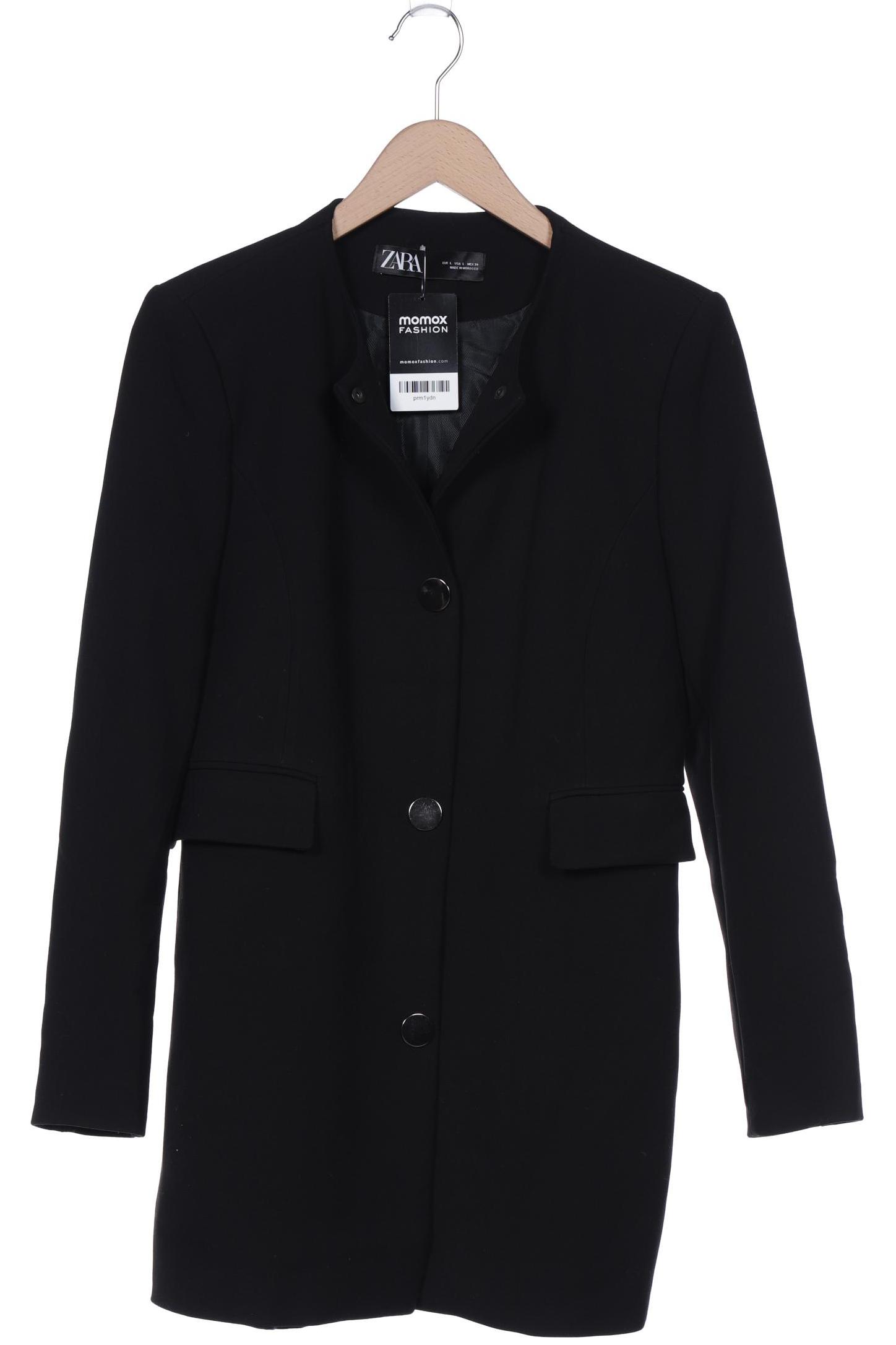 

ZARA Damen Mantel, schwarz