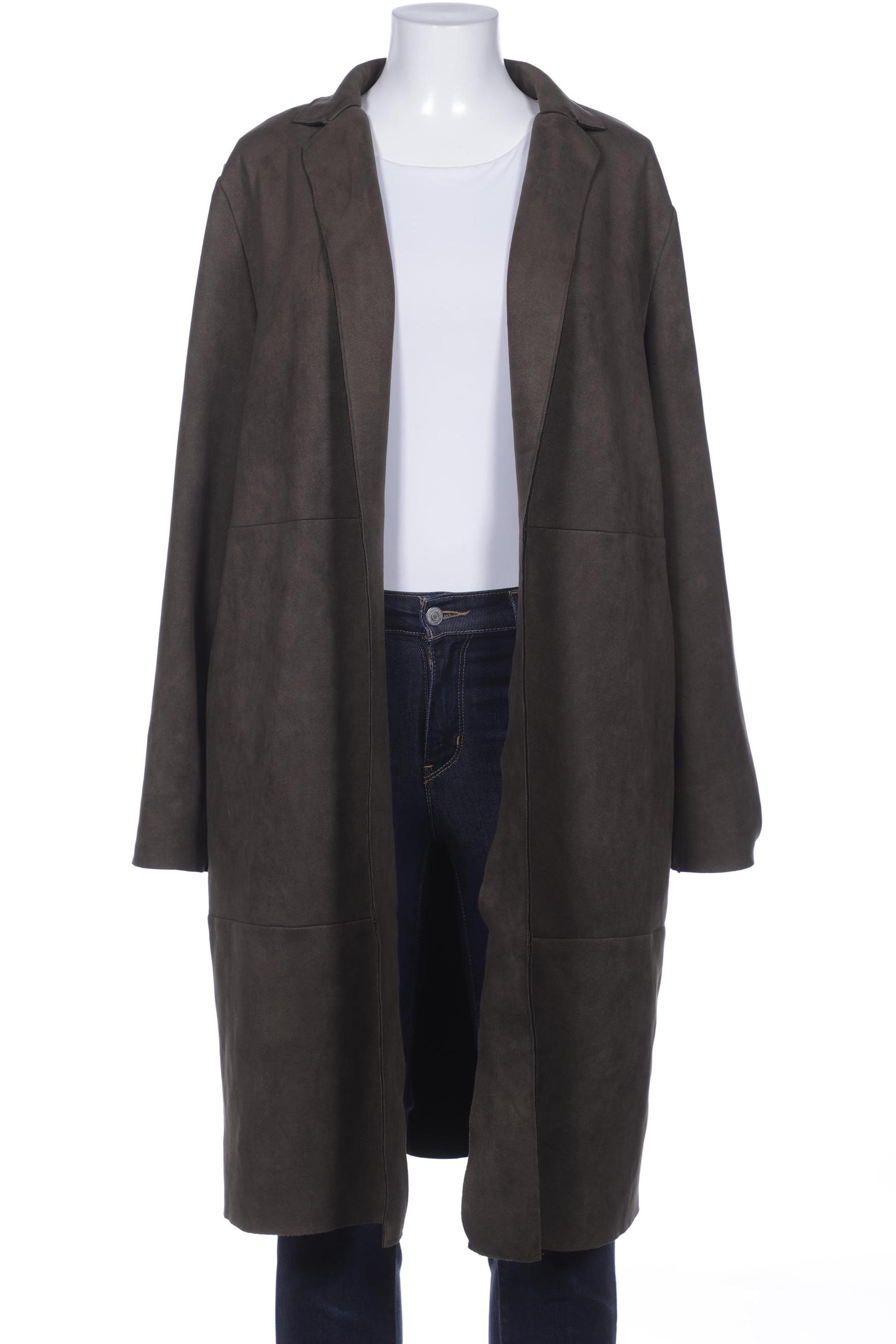 

ZARA Damen Mantel, grün