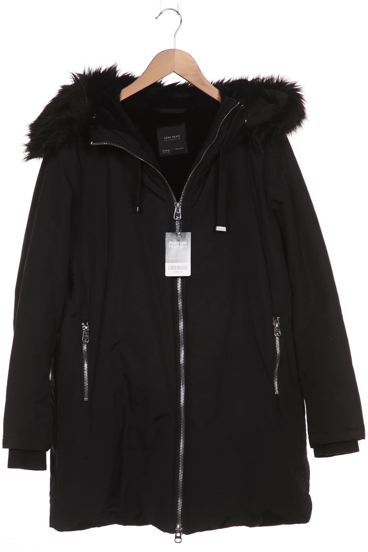 

ZARA Damen Mantel, schwarz