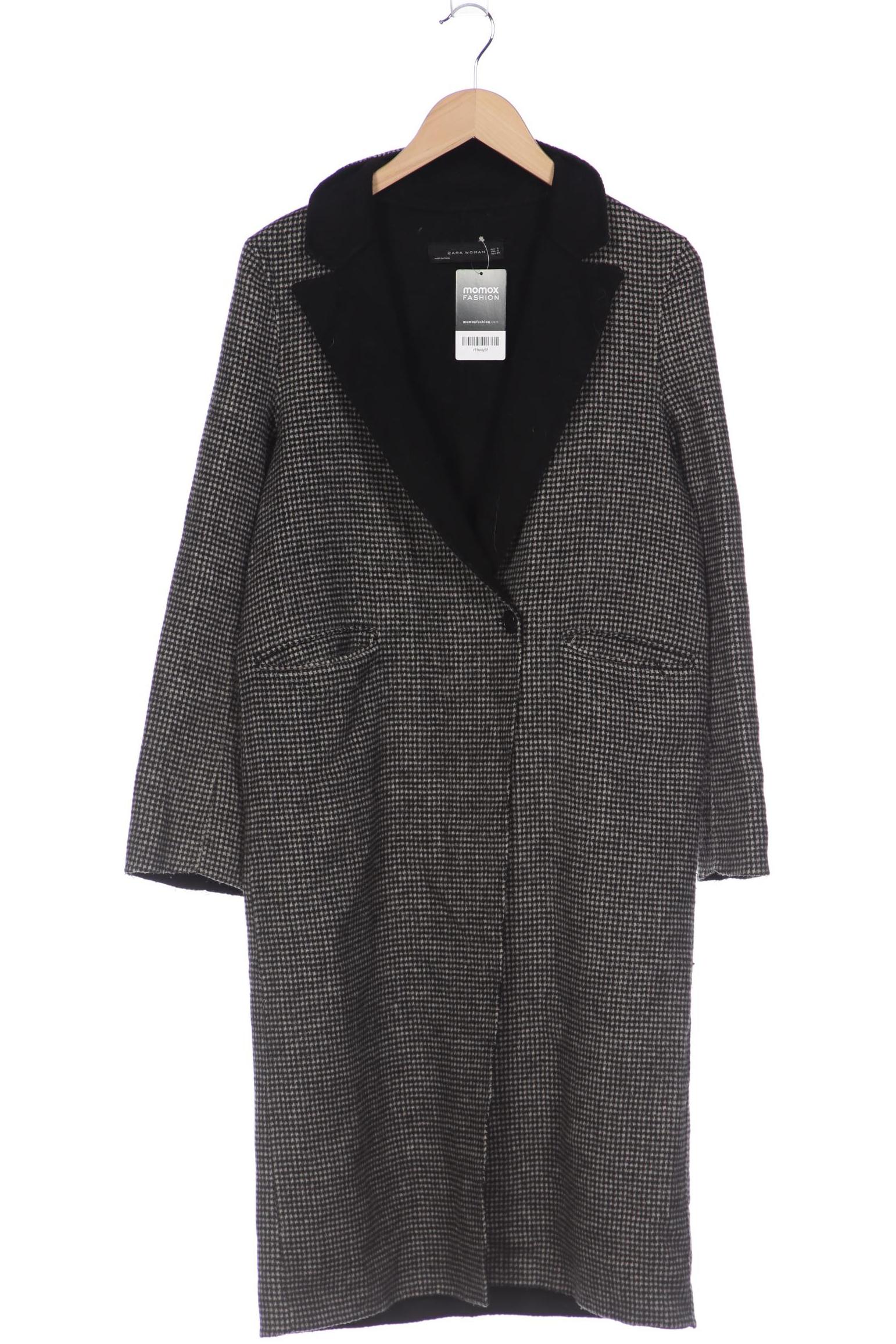 

ZARA Damen Mantel, schwarz