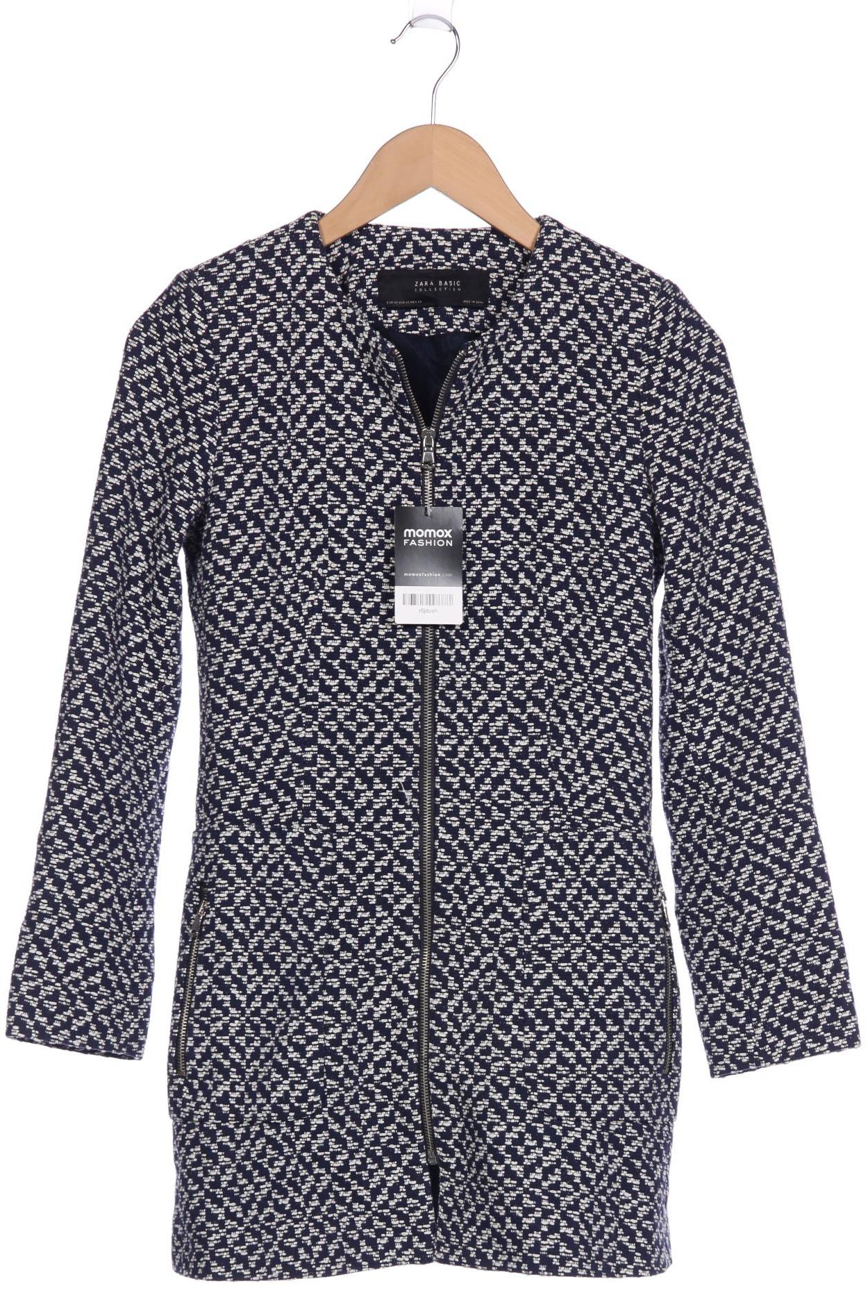 

ZARA Damen Mantel, marineblau