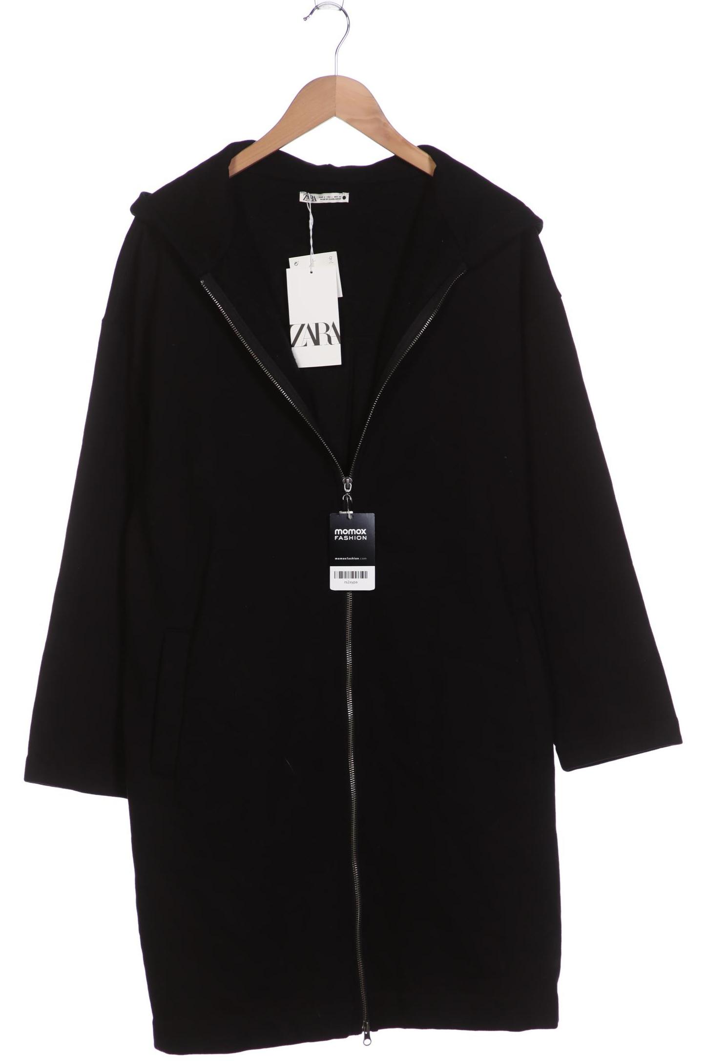 

ZARA Damen Mantel, schwarz